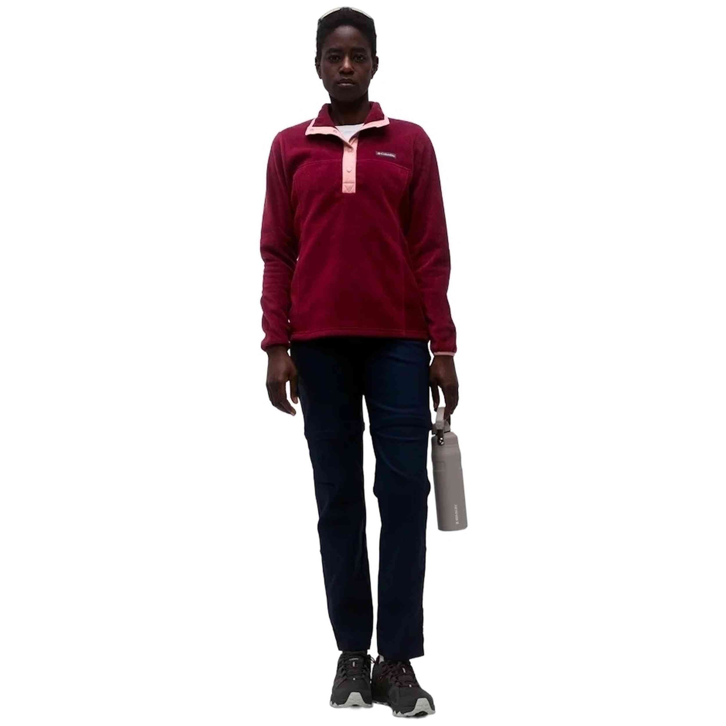 Textil Columbia modelo Benton Springs™ 1/2 Snap Pull Over Ii en color Rojo