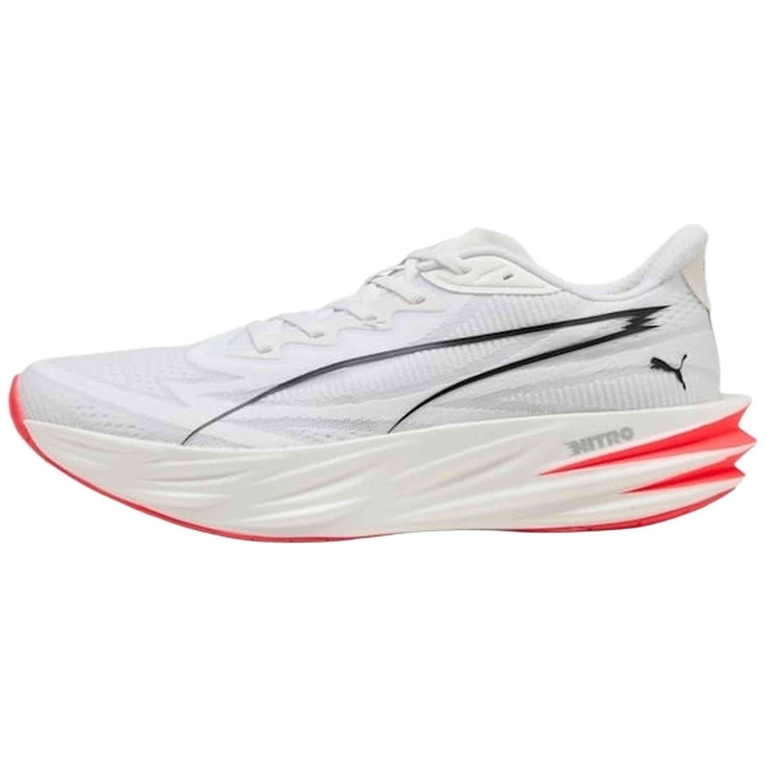 Zapatillas Puma modelo Deviate Pure Nitro en color Blanco