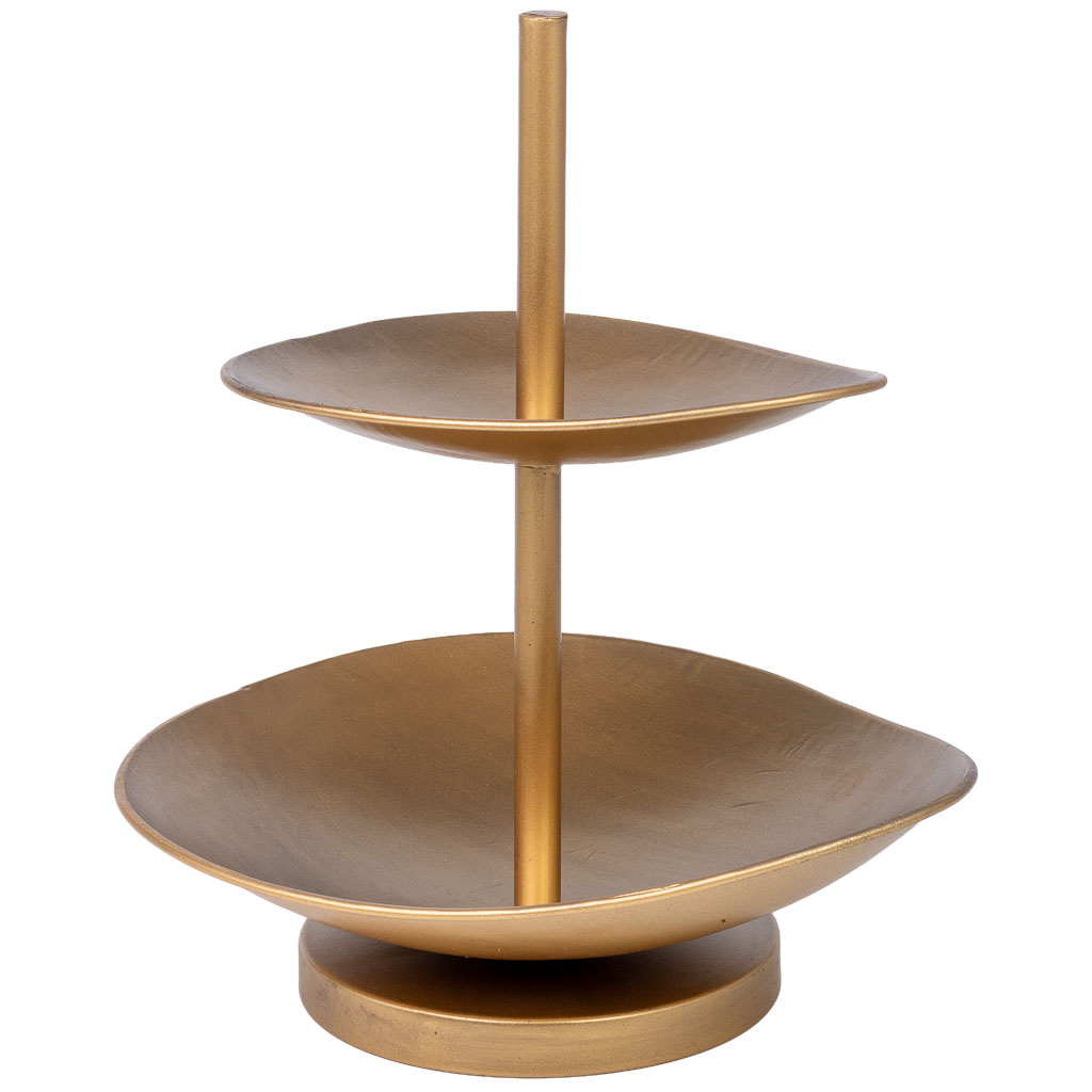 Wonderlust Deco - Centro de mesa decorativo 32x27.5x33h cm Dorado 32x27.5x33h cm