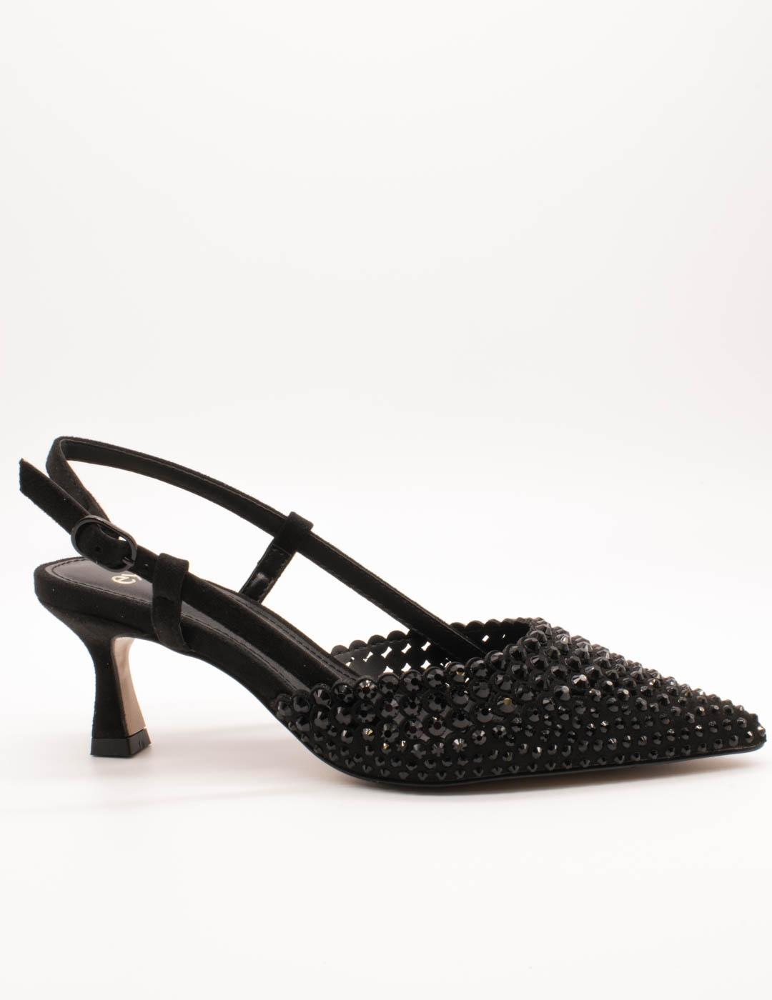 Exé Zapato Alisa-410 Strass Black de Mujer