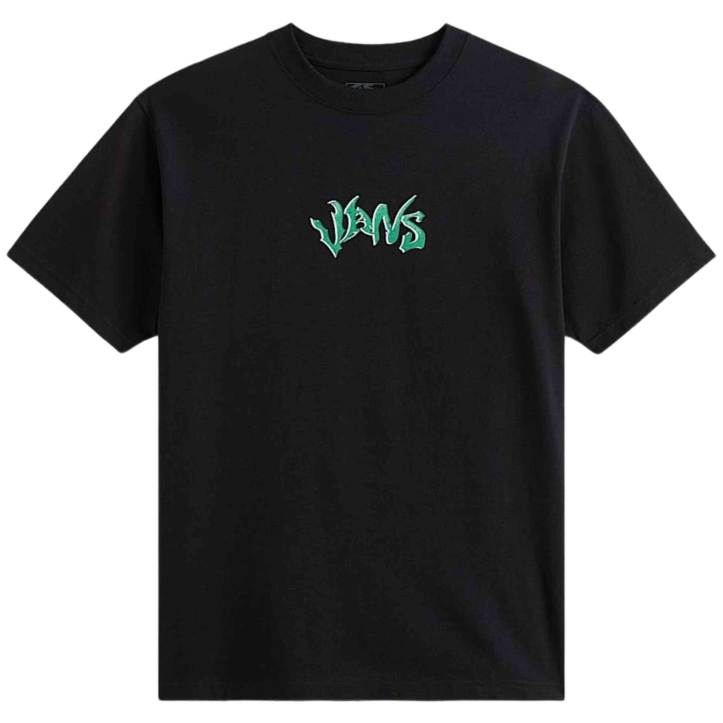 Camiseta De Manga Corta Vans modelo Wild Circle SS Tee Black para Hombre en color Negro