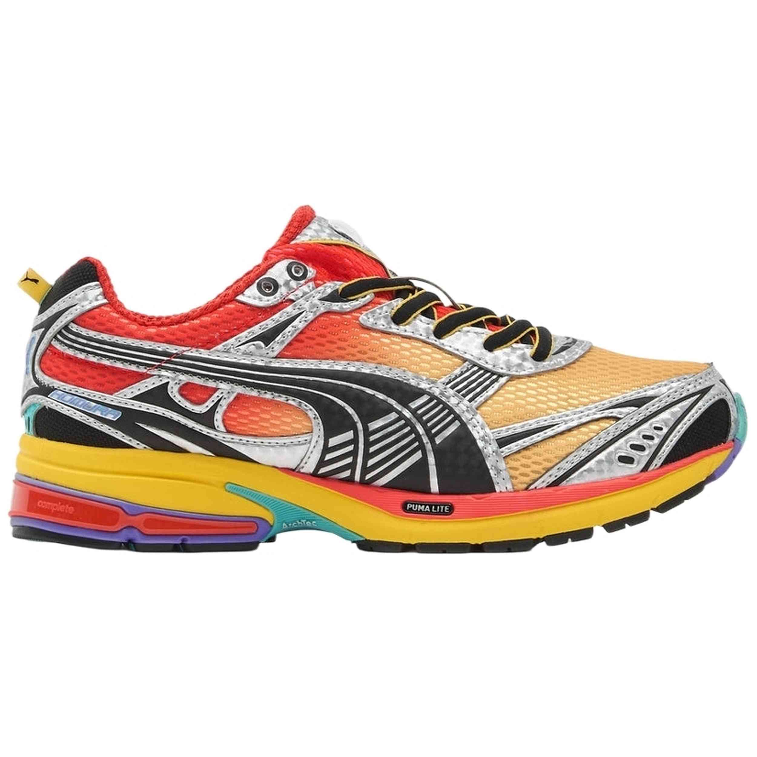 Zapatillas Puma modelo Homura Hyper "Black-Formula Red" para hombre y mujer en color Multicolor
