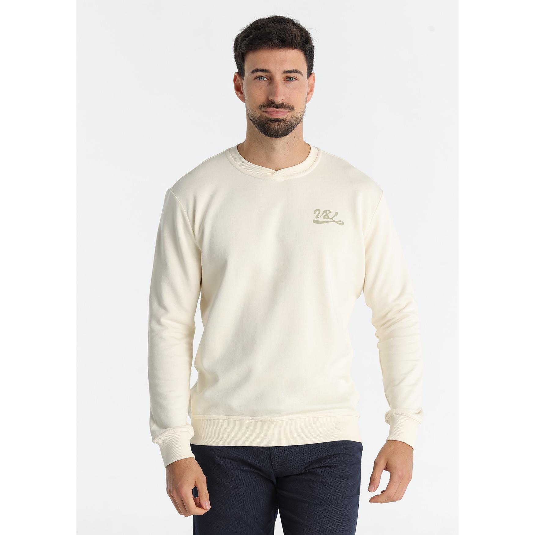 Victorio & Lucchino - Sudadera Essential Back Beige