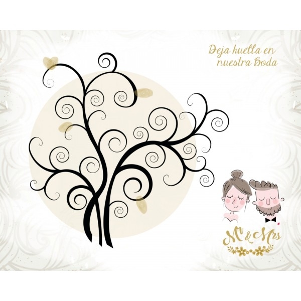 Arboles de Huellas para Bodas