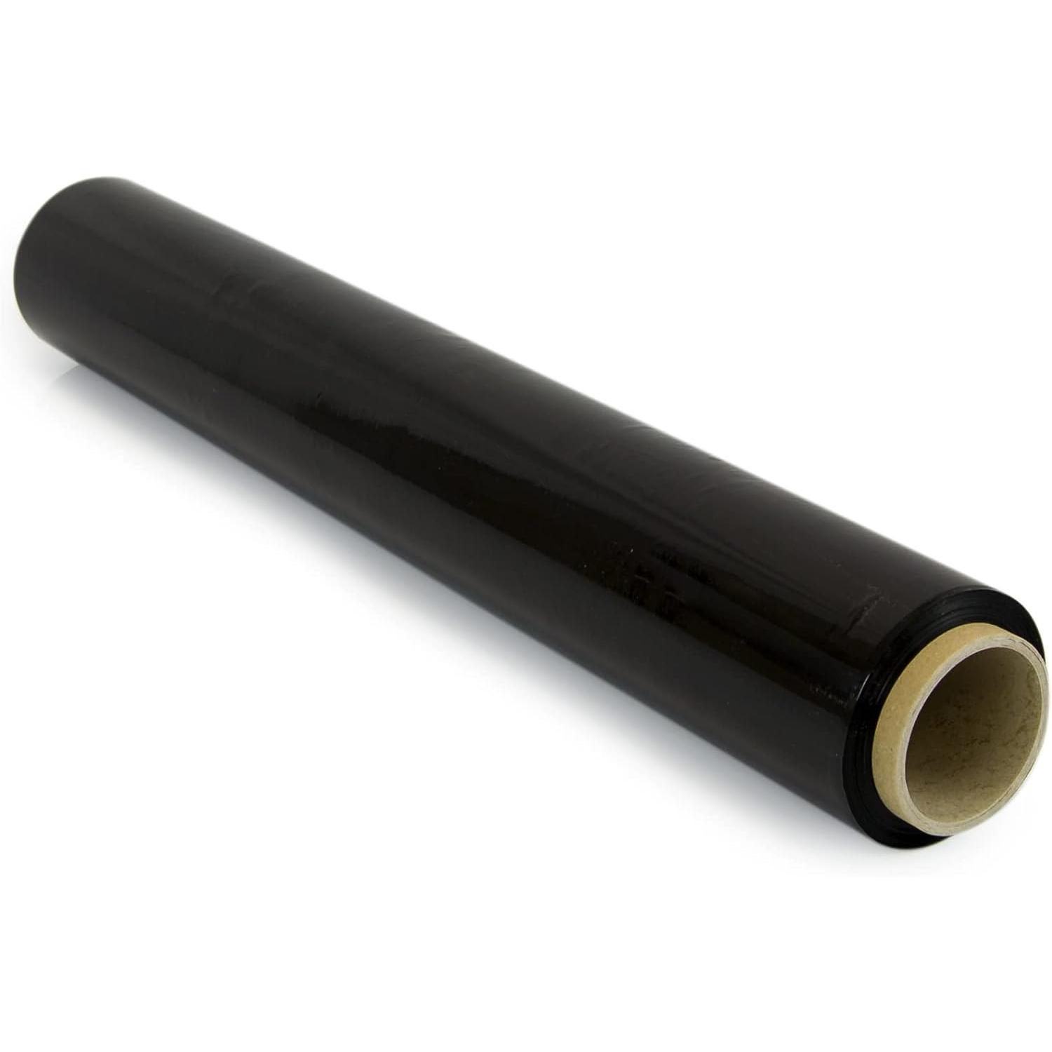 Film Negro de Embalaje para Palets, Mudanzas y Envíos 50cm Resistencia Industrial de Estiramiento (23 micras)