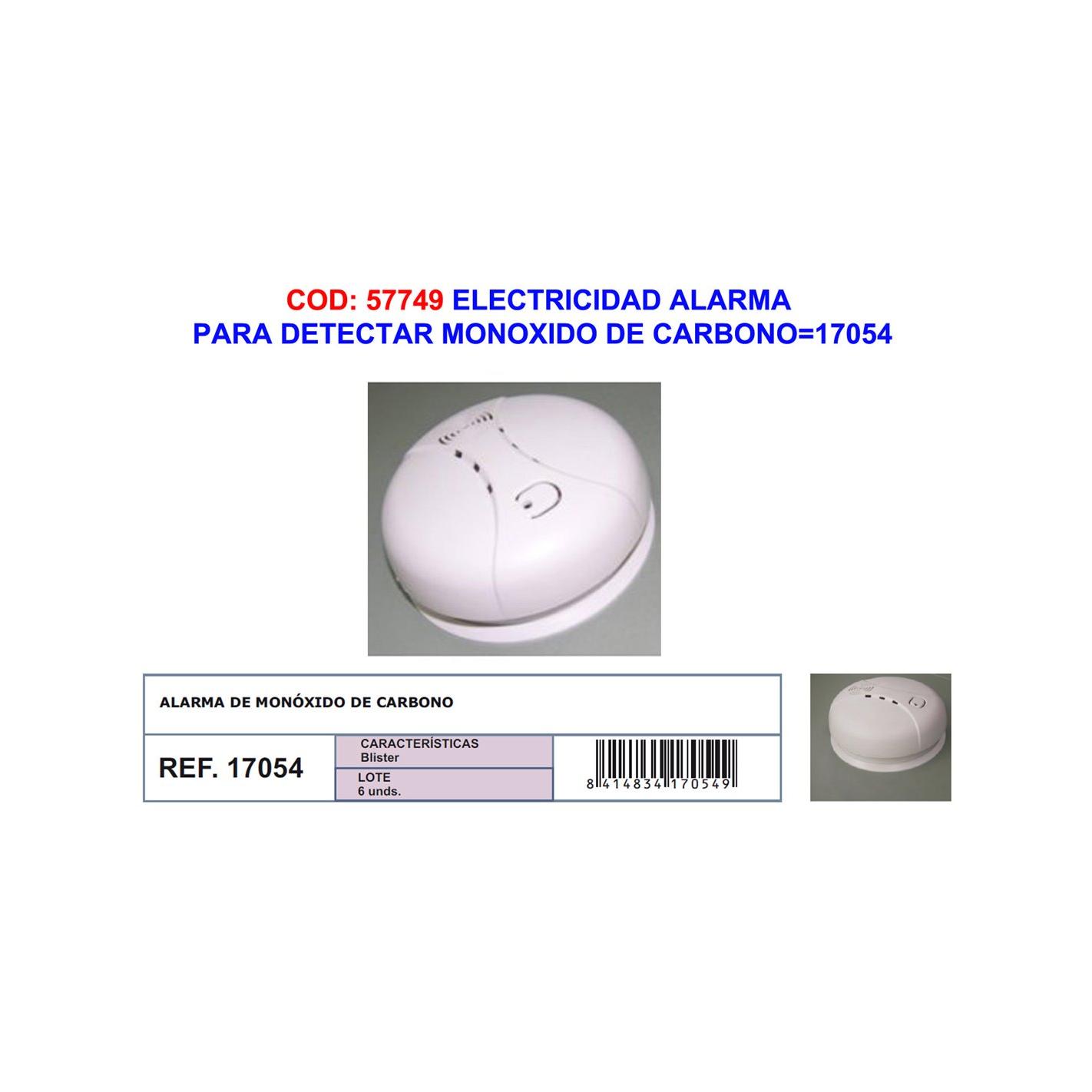 Alarma monóxido carbono