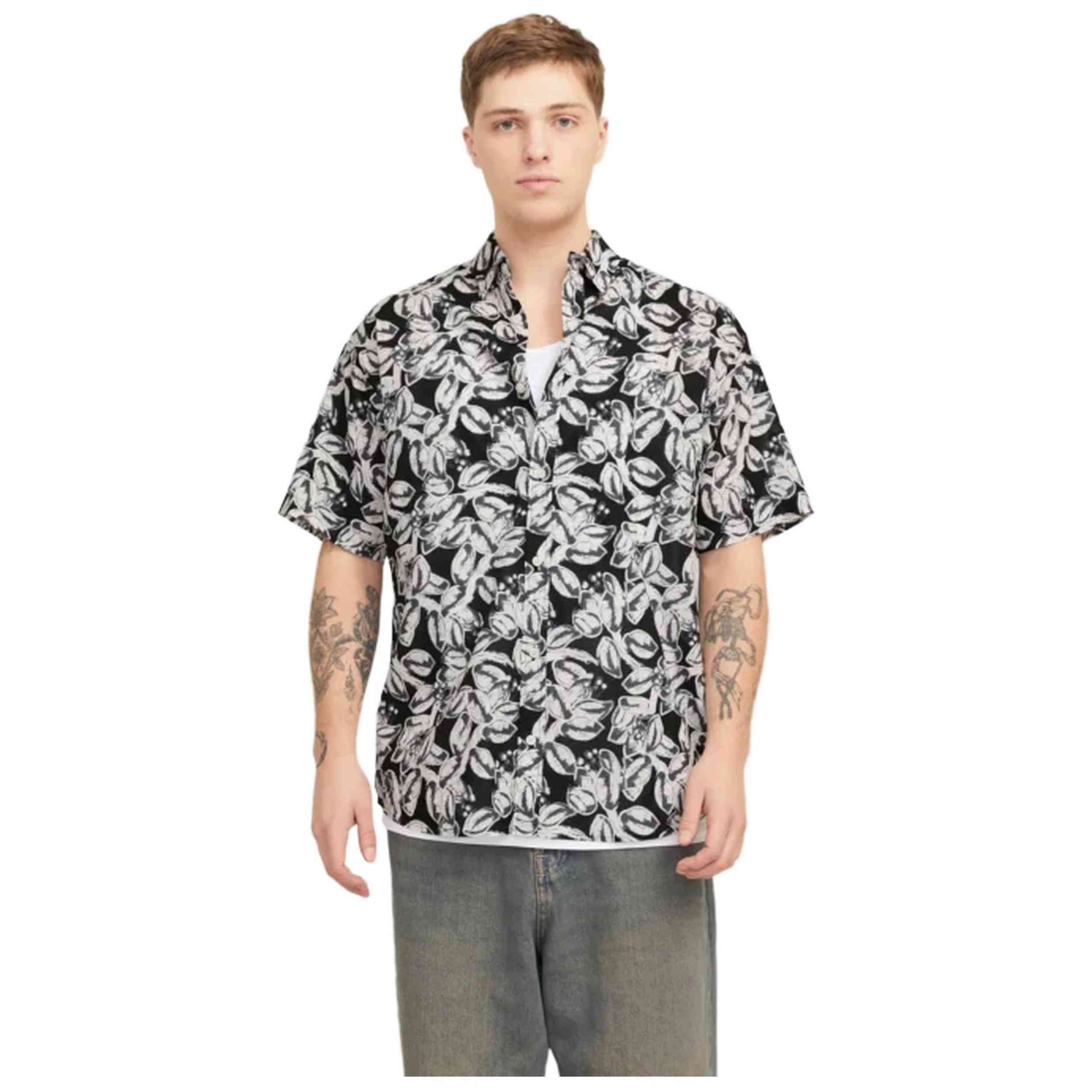 Camisa Jack & Jones modelo 12271089-BLACK para Hombre en color Negro