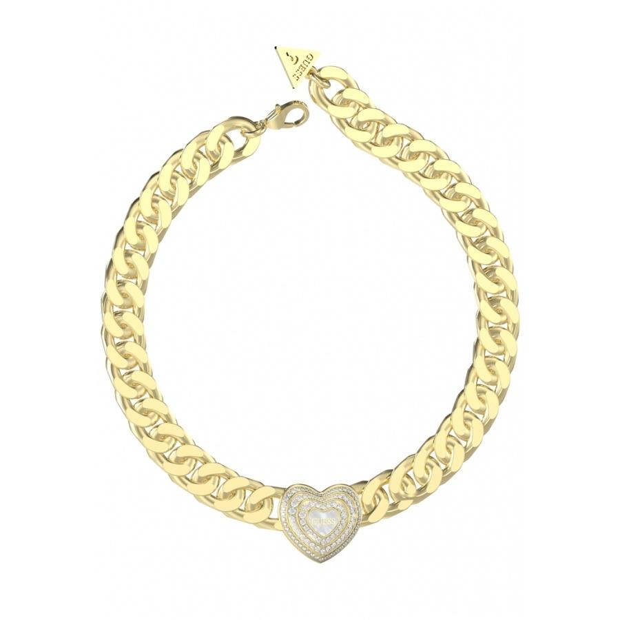 GARGANTILLA  GUESS CHAPADA CORAZON GRAND JUBN04013JWYGWHT-U