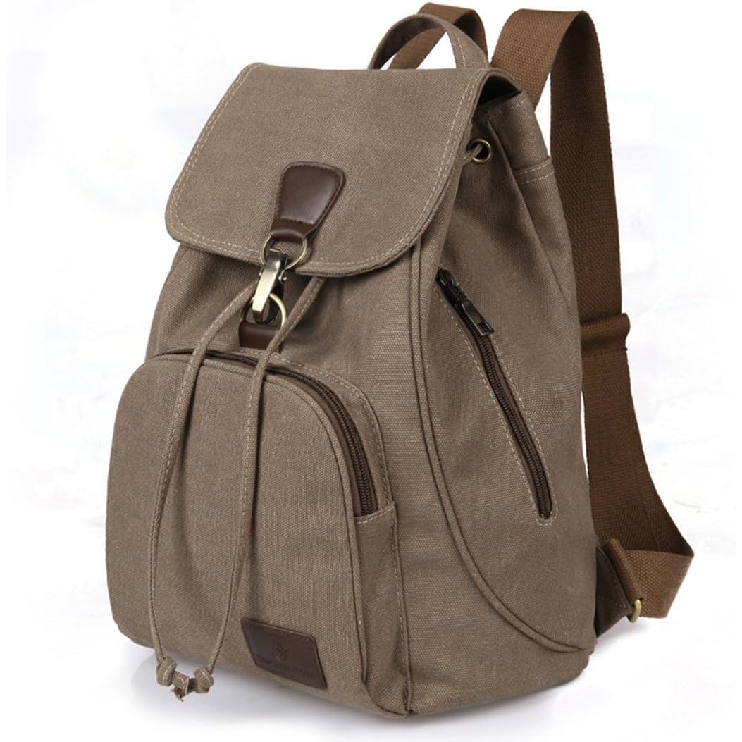 Mochilas de lona con estilo, bolsas de compras informales para exteriores, mochilas deportivas, mochilas de senderismo, bolsas multiusos, mochilas