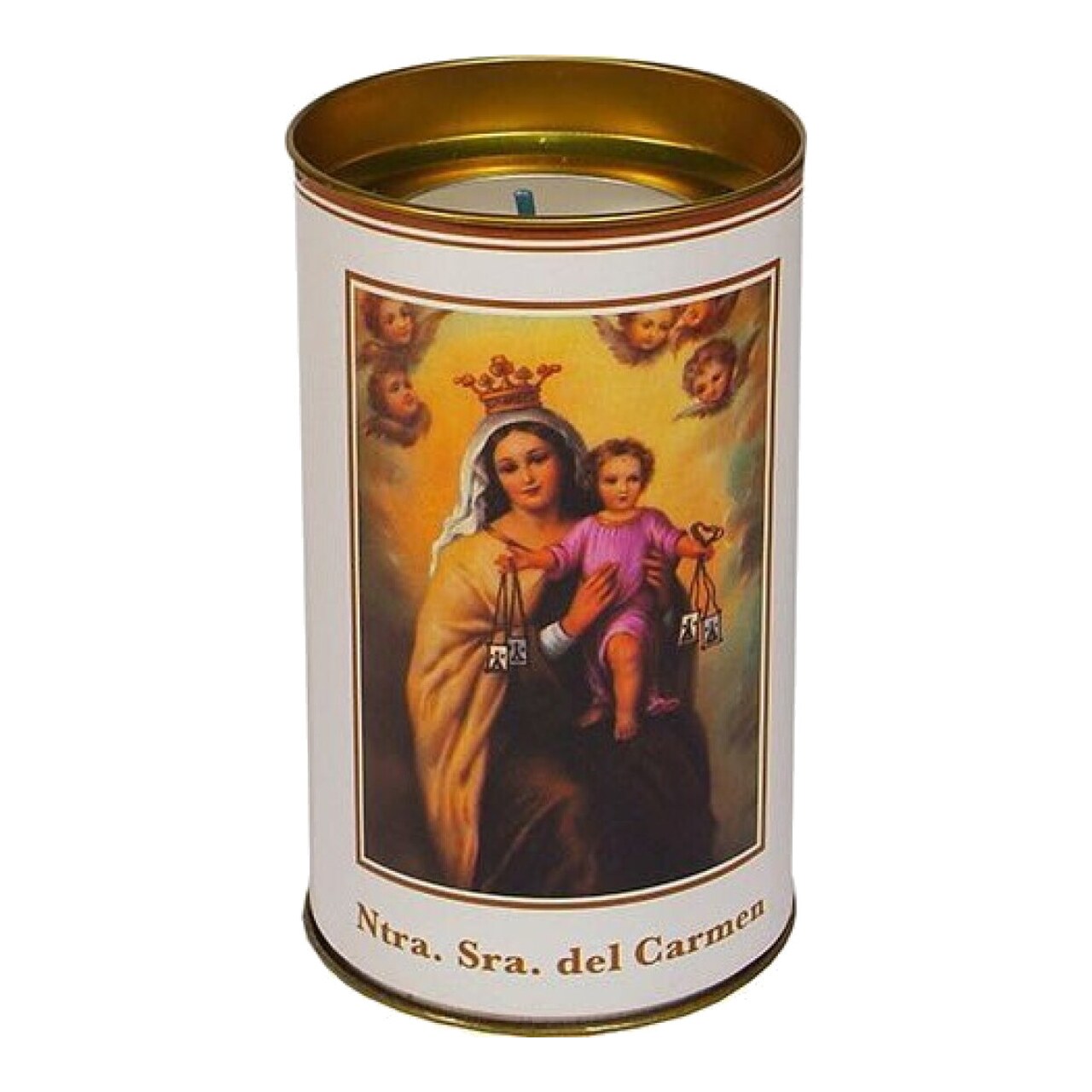 Vela Santoral Ecológica Virgen-Del-Carmen (10Ud) 300236