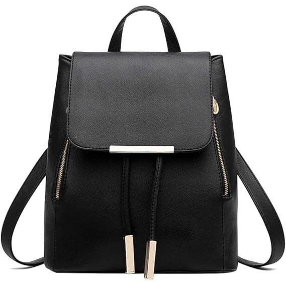 Esta elegante mochila para mujer está hecha de cuero sintético, adecuada para viajes y uso diario, y está hecha de material PU