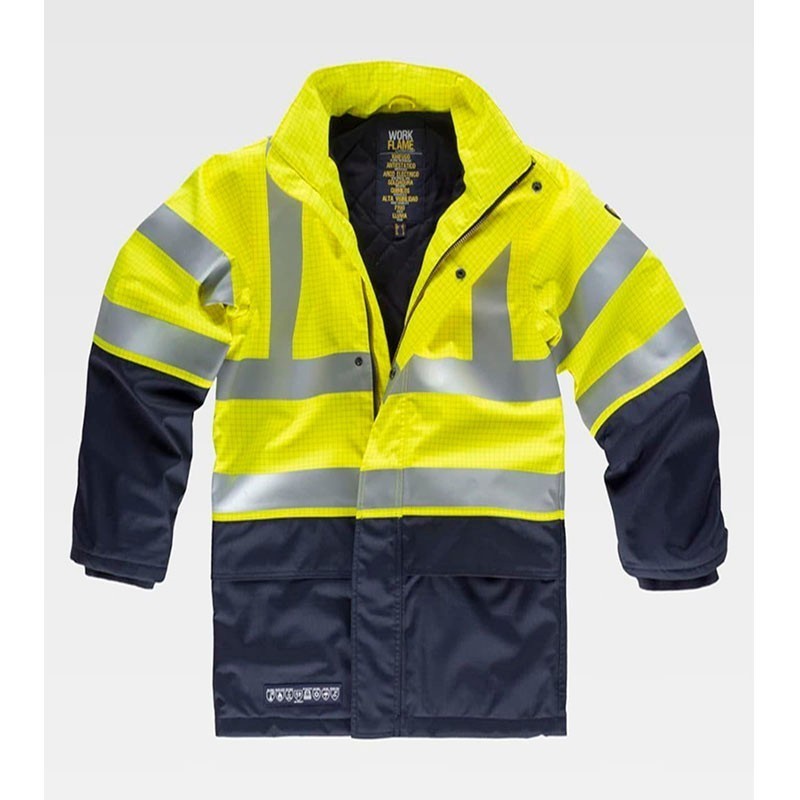 Parka de Ignífuga  impermeable de Alta Visibilidad - Máxima Protección.