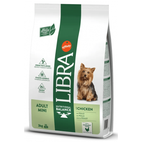 Libra Adult Mini Pienso Con Pollo Para Perros 8 Kg