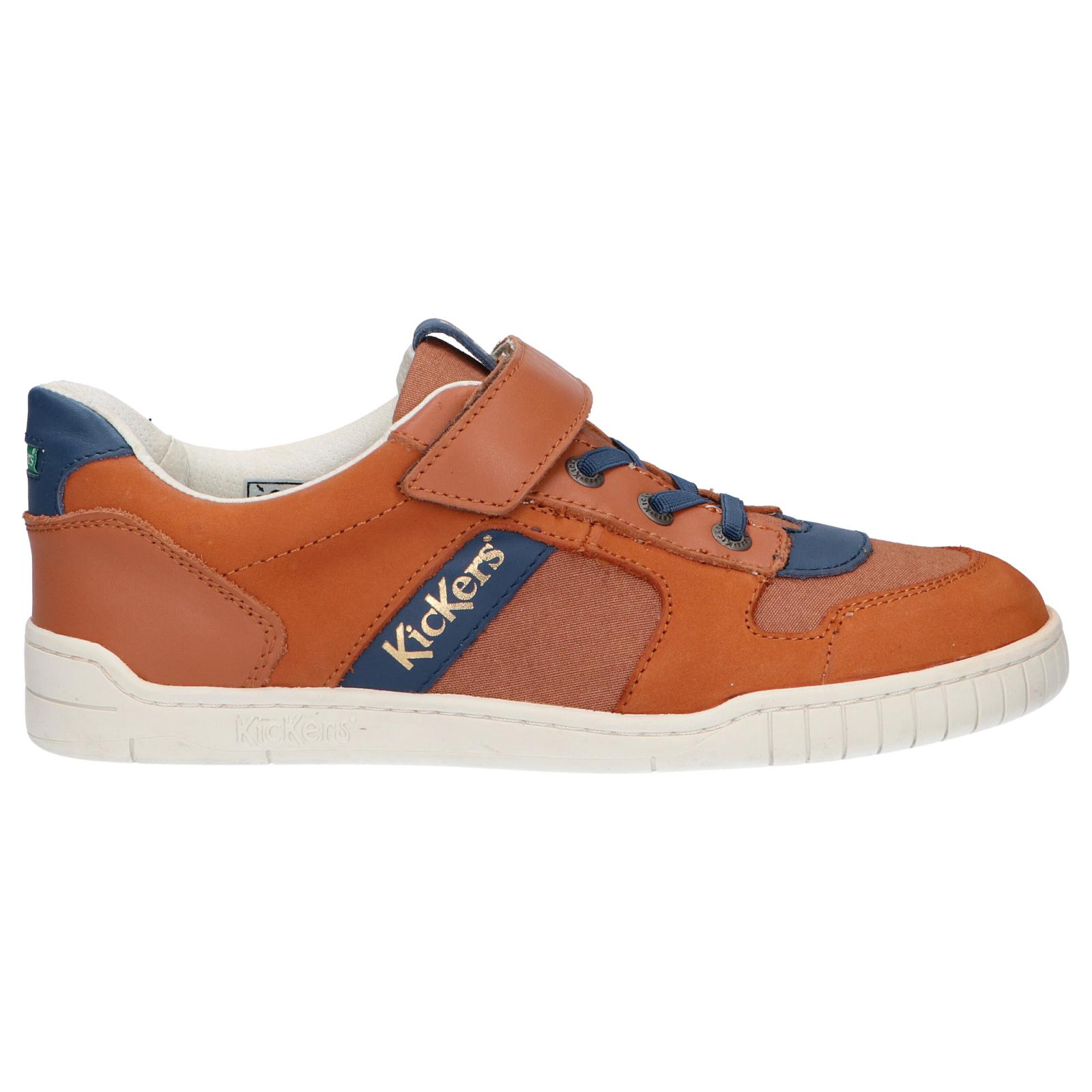 Kickers girls and boys sneakers 858480 -30 wintup 114 camel bleu