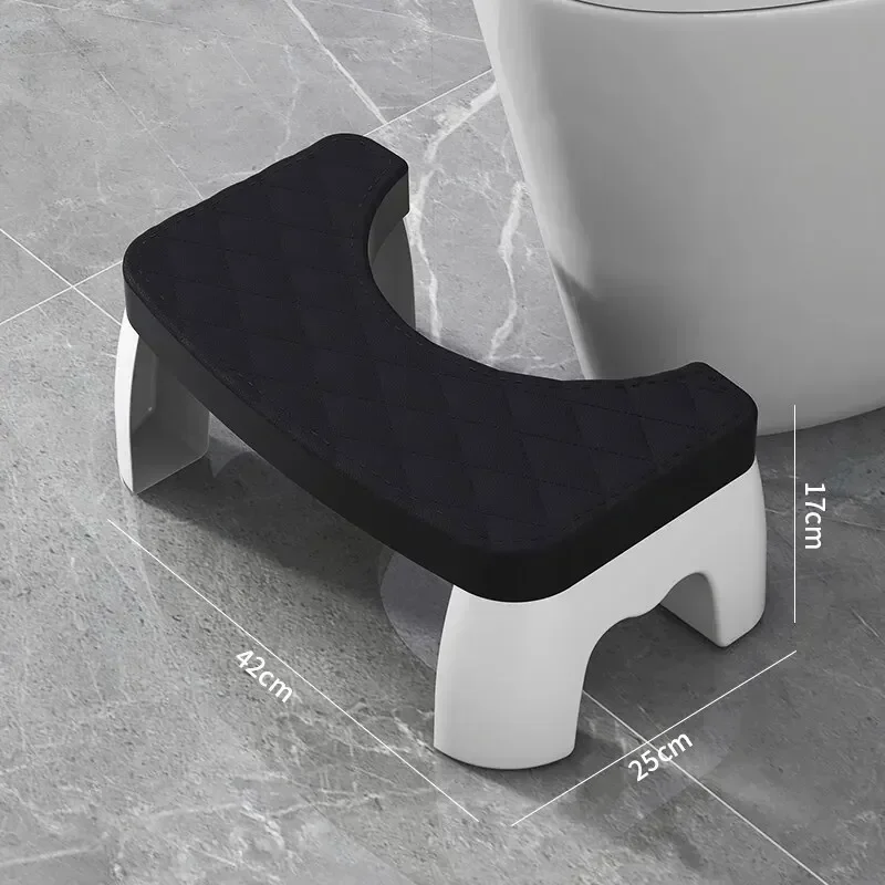 TK Taburete De Inodoro Desmontable Antideslizante Portátil Accesorios De Baño Para Adultos Material Plástico Plegable