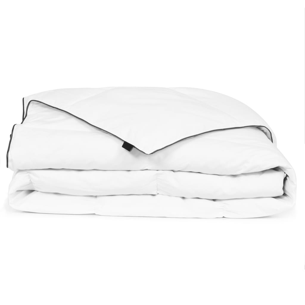 vidaXL Edredón Colcha de Plumón para Invierno Blanco Ropa Cama Hogar Dimensiones 140 x 200 cm, 150 x 200 cm, 155 x 220 cm y mas