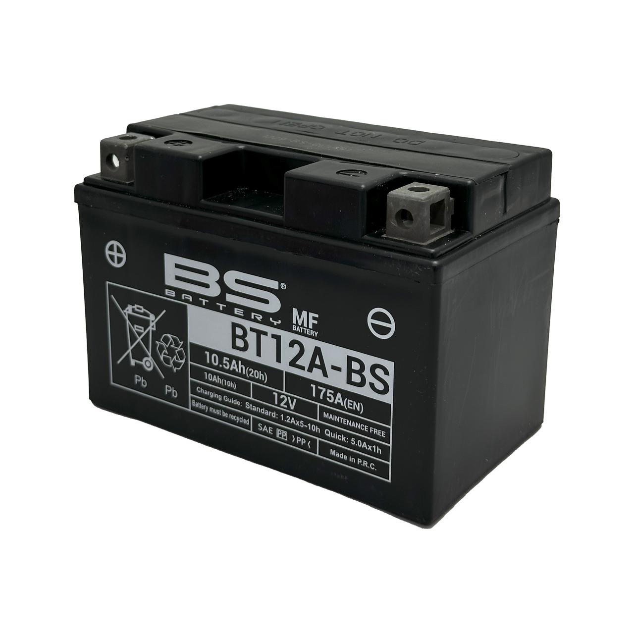 Bateria Bt12a-Bs Sin Mantenimiento De 12V Y 10Ah Para Motos [Mejorado] 14448