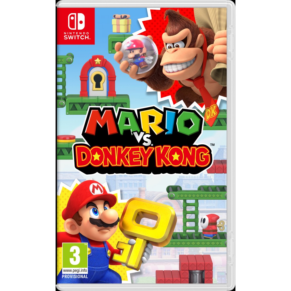 MARIO VS DONKEY KONG SWITCH JUEGO FÍSICO VERSIÓN ESPAÑOLA GARANTÍA EUROPEA SPANISH VERSION EU WARRANTY Nintendo