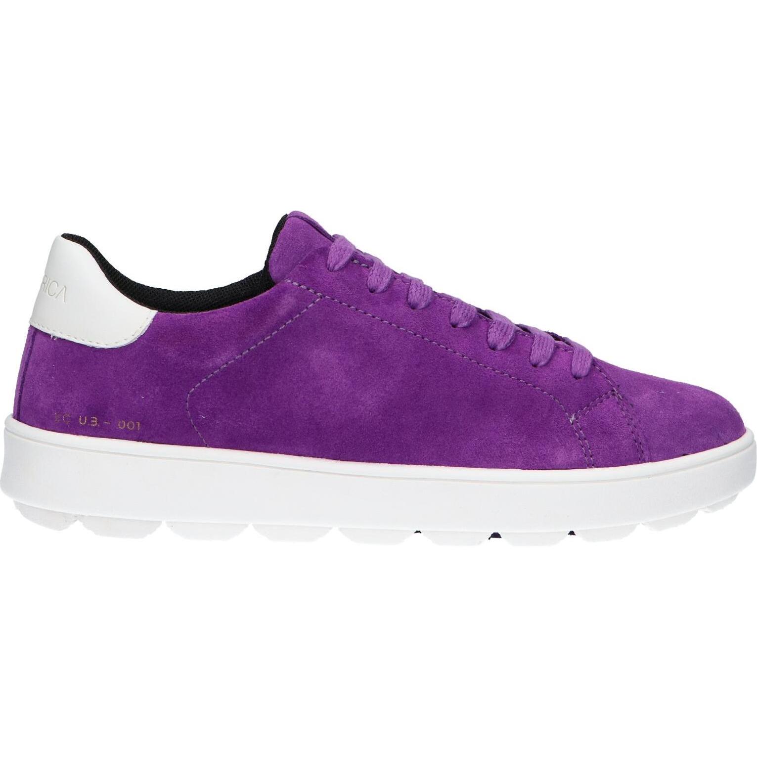 Geox women's sneakers d45web 02285 d spherica ecub-1 c8259 purple-white
