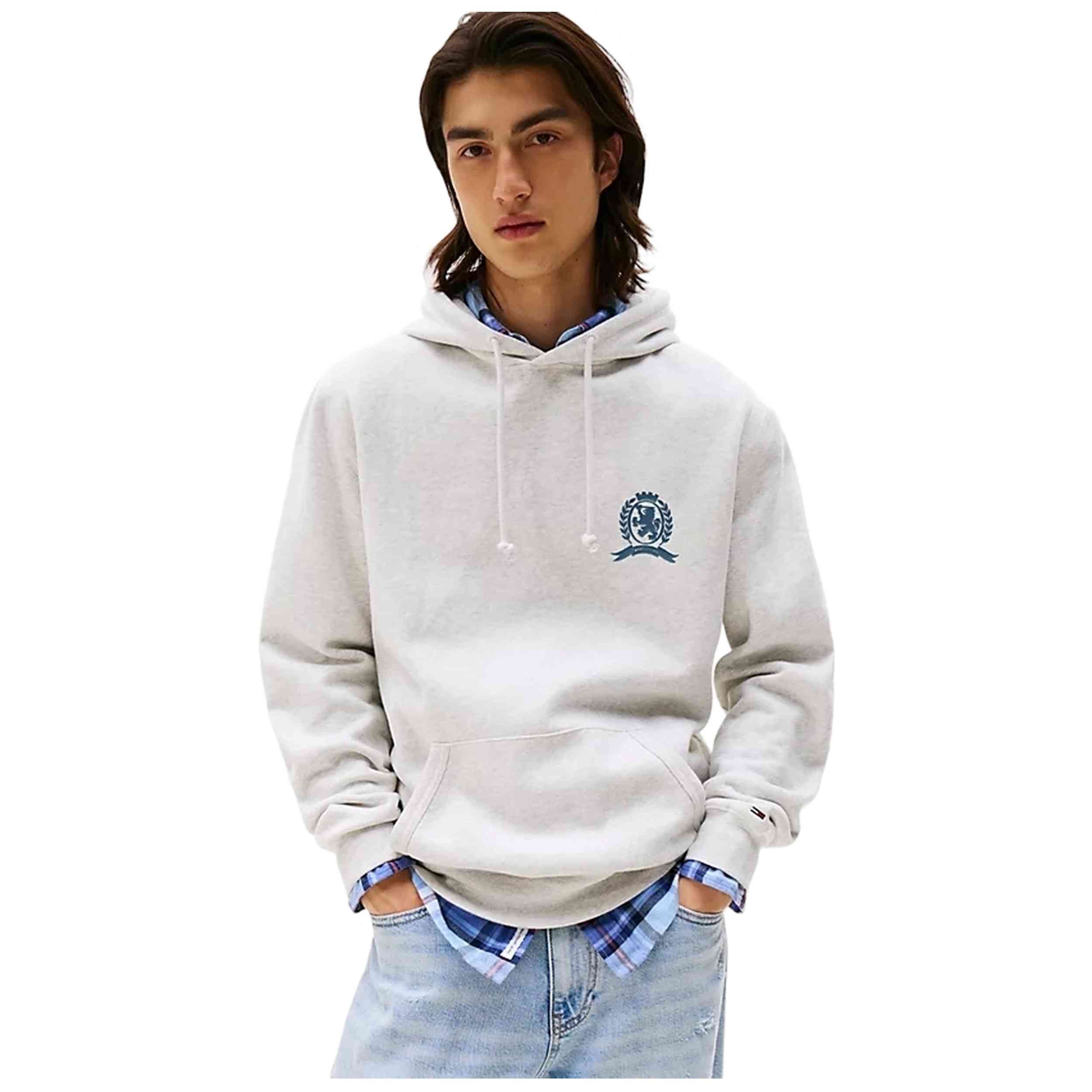 Sudadera Con Capucha Tommy Hilfiger modelo DM0DM22085P09 para Hombre en color Blanco