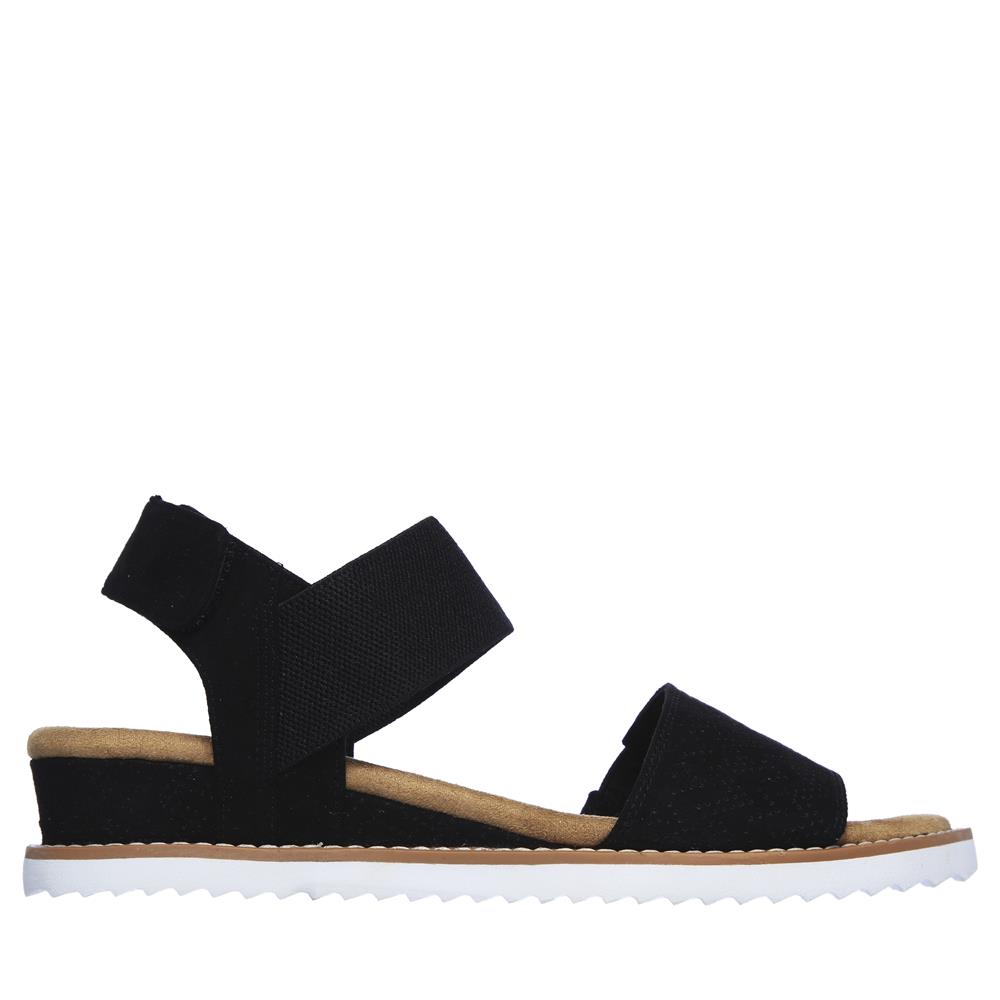 Cómoda DESERT KISS NEGRA: sandalia mujer con plantilla Memory Foam, suela de goma flexible, forro suave y velcro para ajuste. Comodidad todo el día. ¡Cómpralas ahora! Altura Tacón bajo (1-3 cm) Referencia