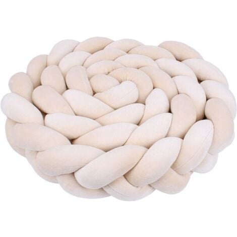 Protector de cuna para bebé 2M - Almohada de ayuda para dormir para niños, estereotipado, beige