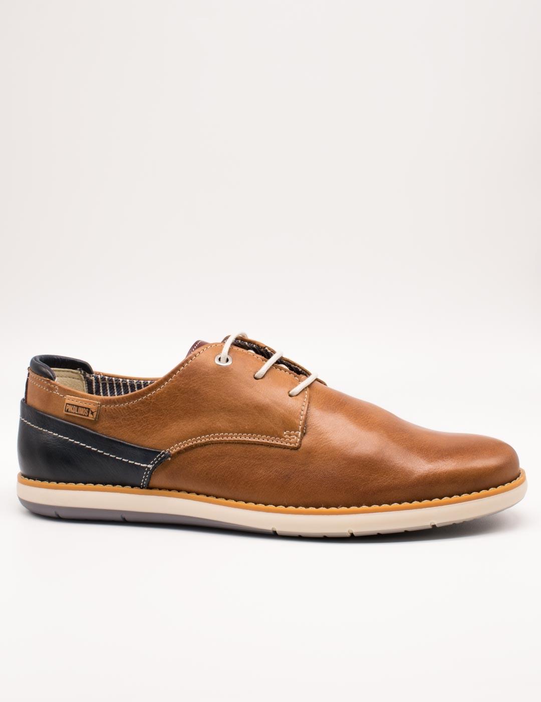 Zapato Pikolinos M4E-4104C1 Jucar Brandy de Hombre - Piel de Alta Calidad