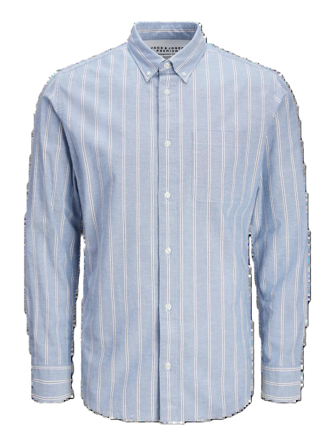 Jack & Jones mod. 12192150 Camisa m/l con rayas monocolor