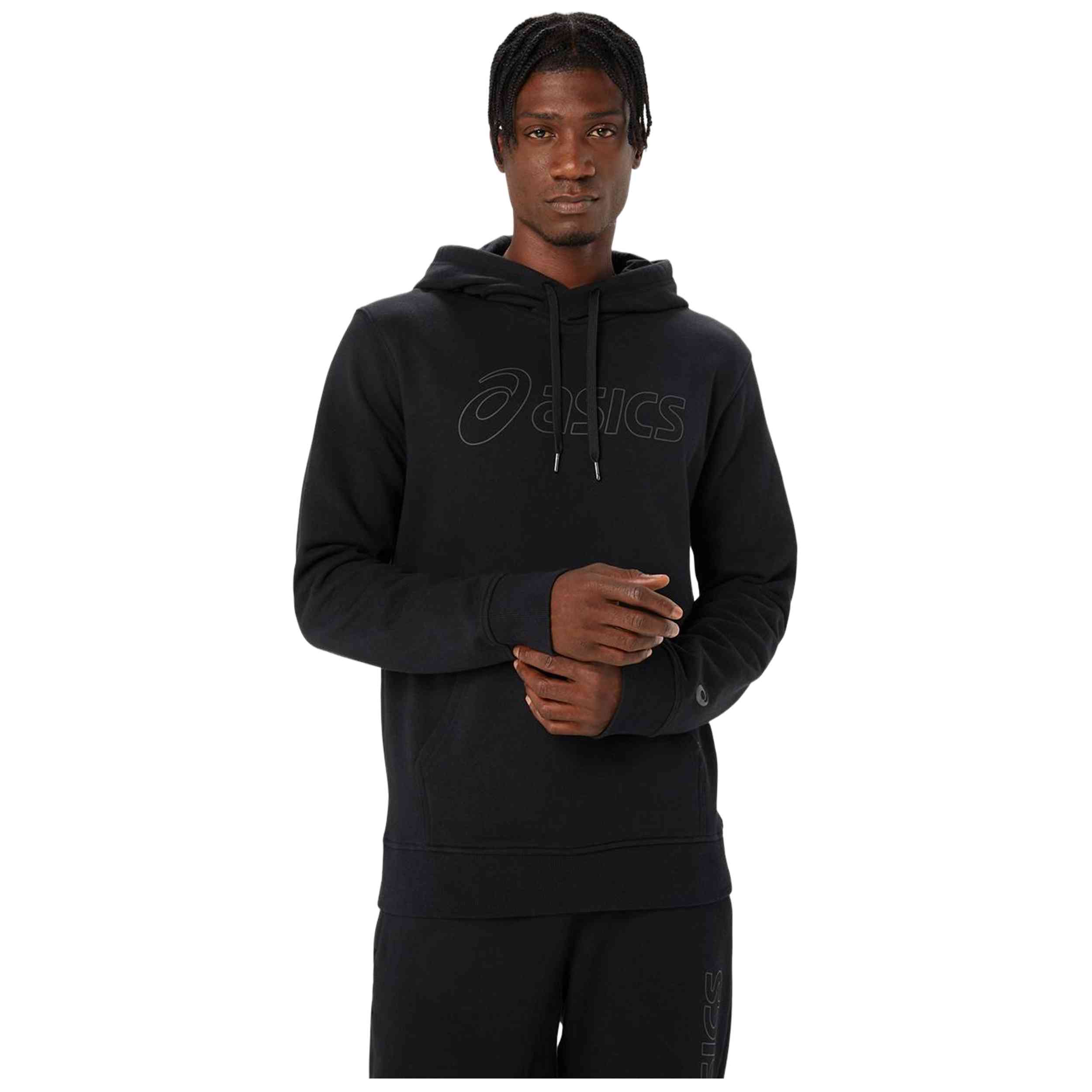 Sudadera Con Capucha Asics modelo 2031E187-002 para Hombre en color Negro