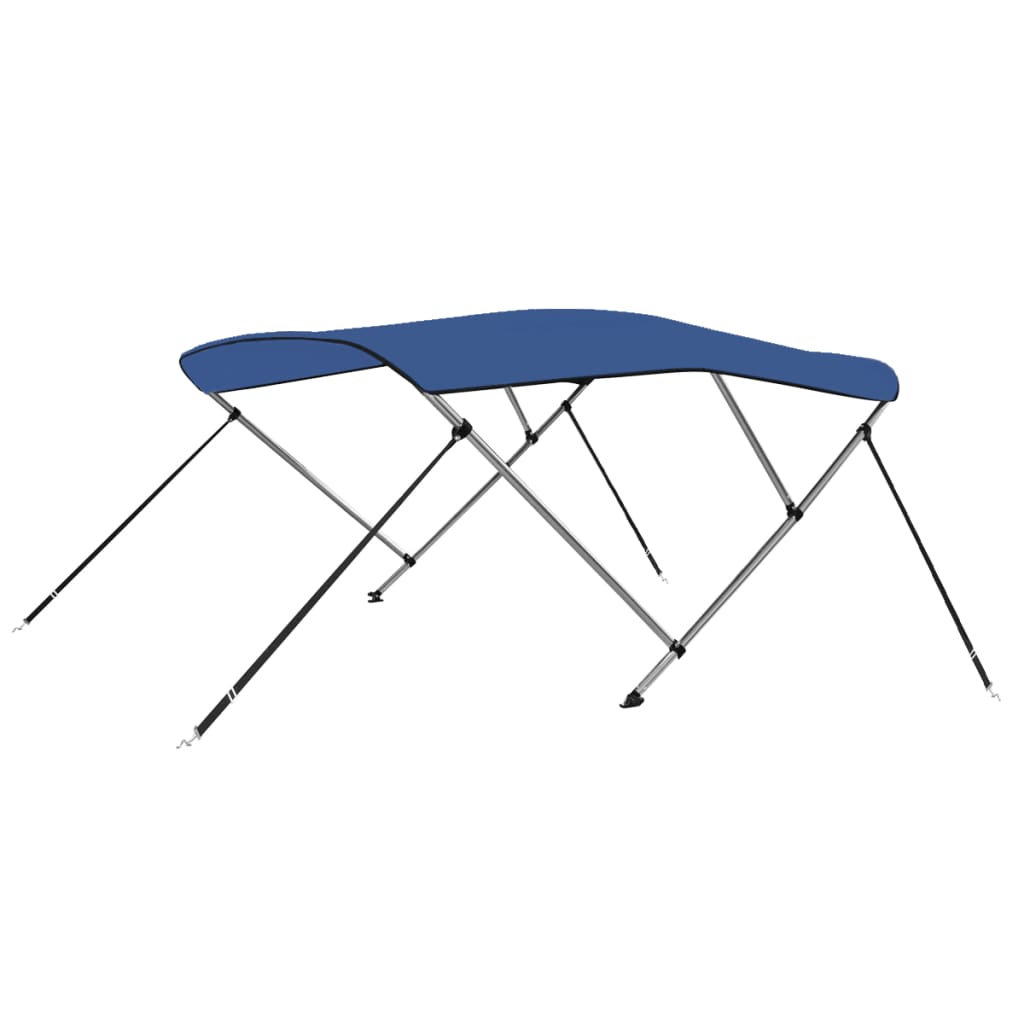 vidaXL Toldo Bimini de 3 Arcos para Barco Embarcación de Lona Estable Color Azul,  Blanco,  Antracita y mas
