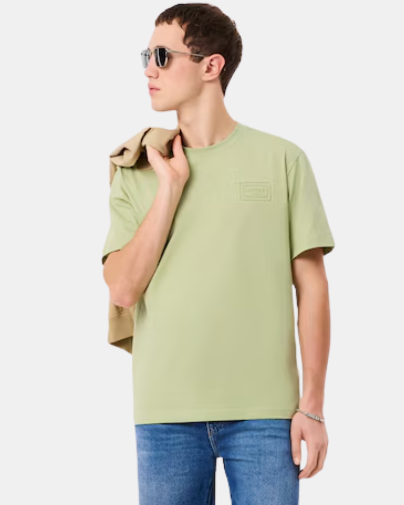 LACOSTE TH0753 Camisetas Manga corta Hombre Verde
