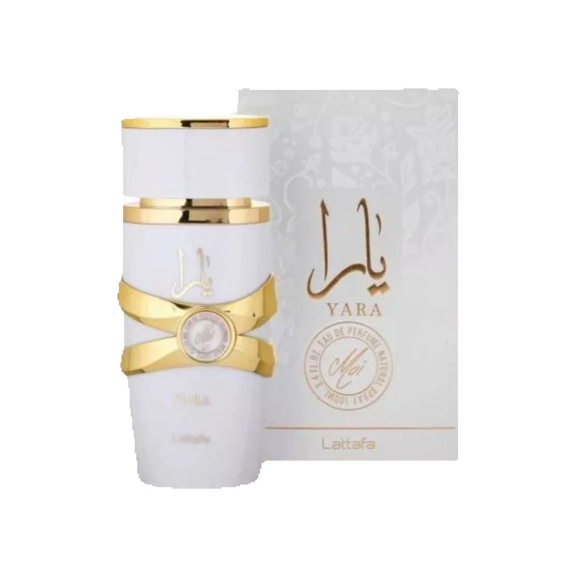 Perfume Lattafa Yara Moi Floral Frutal Para Mujer, Notas De Jazmín, Melocotón Y Caramelo, 100 Ml