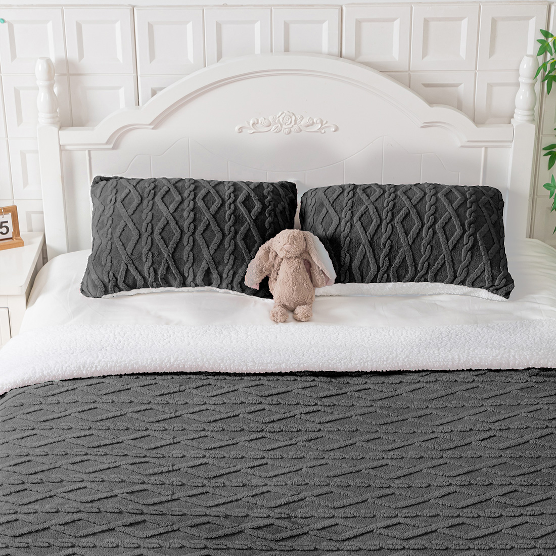HOMESOL - Invierno Colcha Cordero Cachemira Manta Edredón Cama 180/240 Edredon De Invierno Cálido,Suave, Transpirable para Invierno,Blue,180x260cm，240x260cm