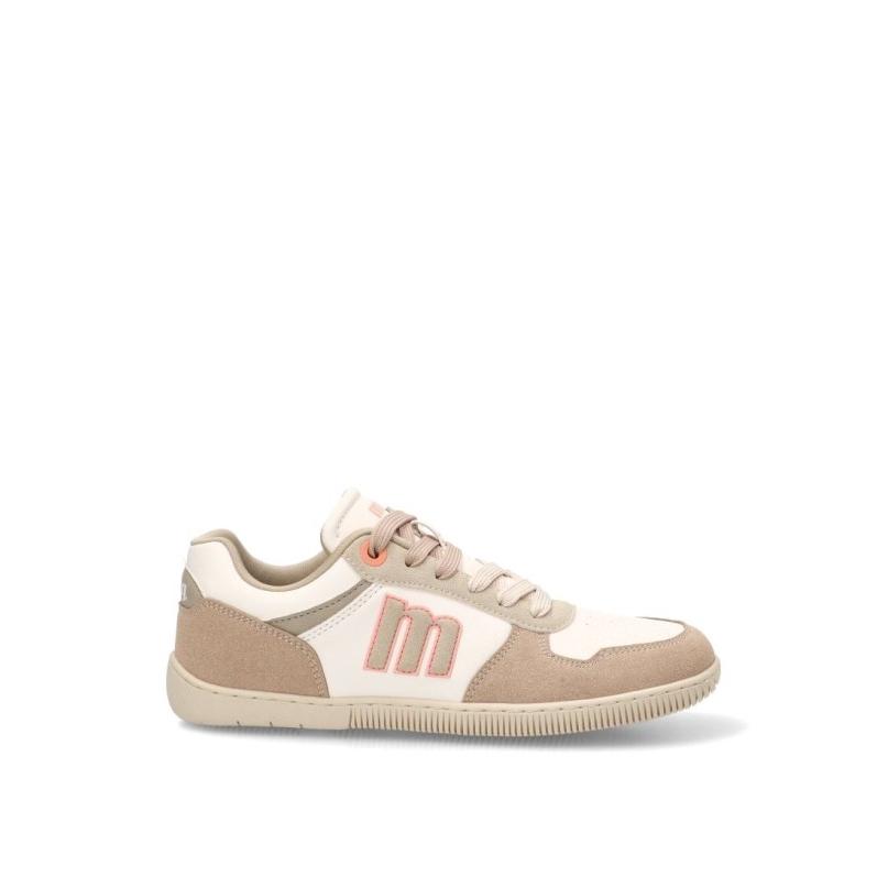 Zapatillas Respetuoso/barefoot Mustang - Mujer - Suela Plana - Modelo 60840 - Color Beige