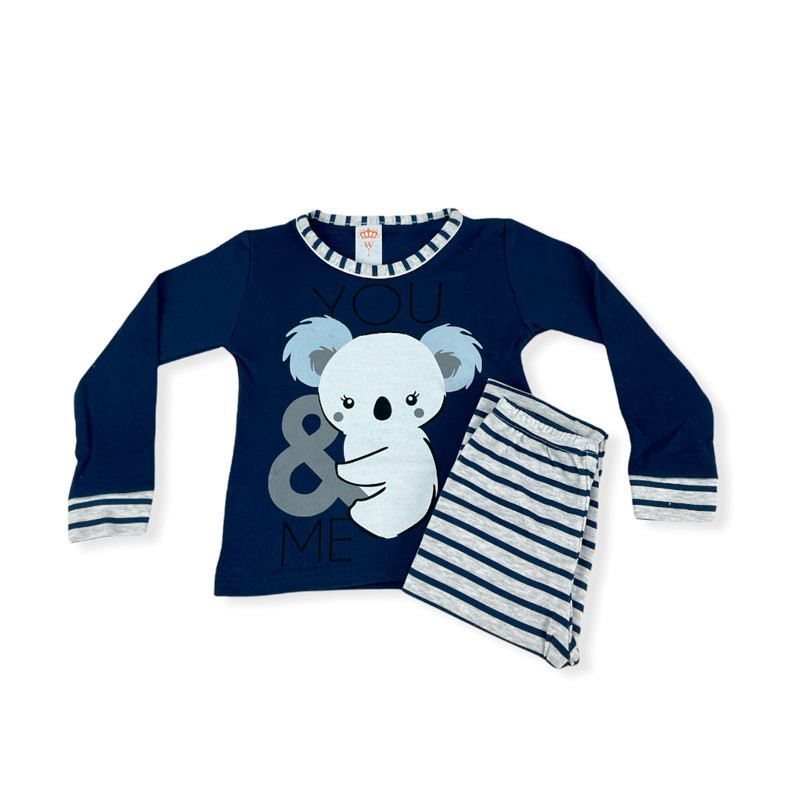 RUFINO DÍAZ Pijama Invierno Algodón Niña Koala - Tacto suave y agradable