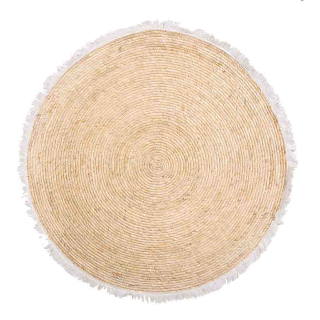 Alfombra Fibra Natural Tejido Artesanal 100x100x1cm, El mejor complemento para tu hogar
