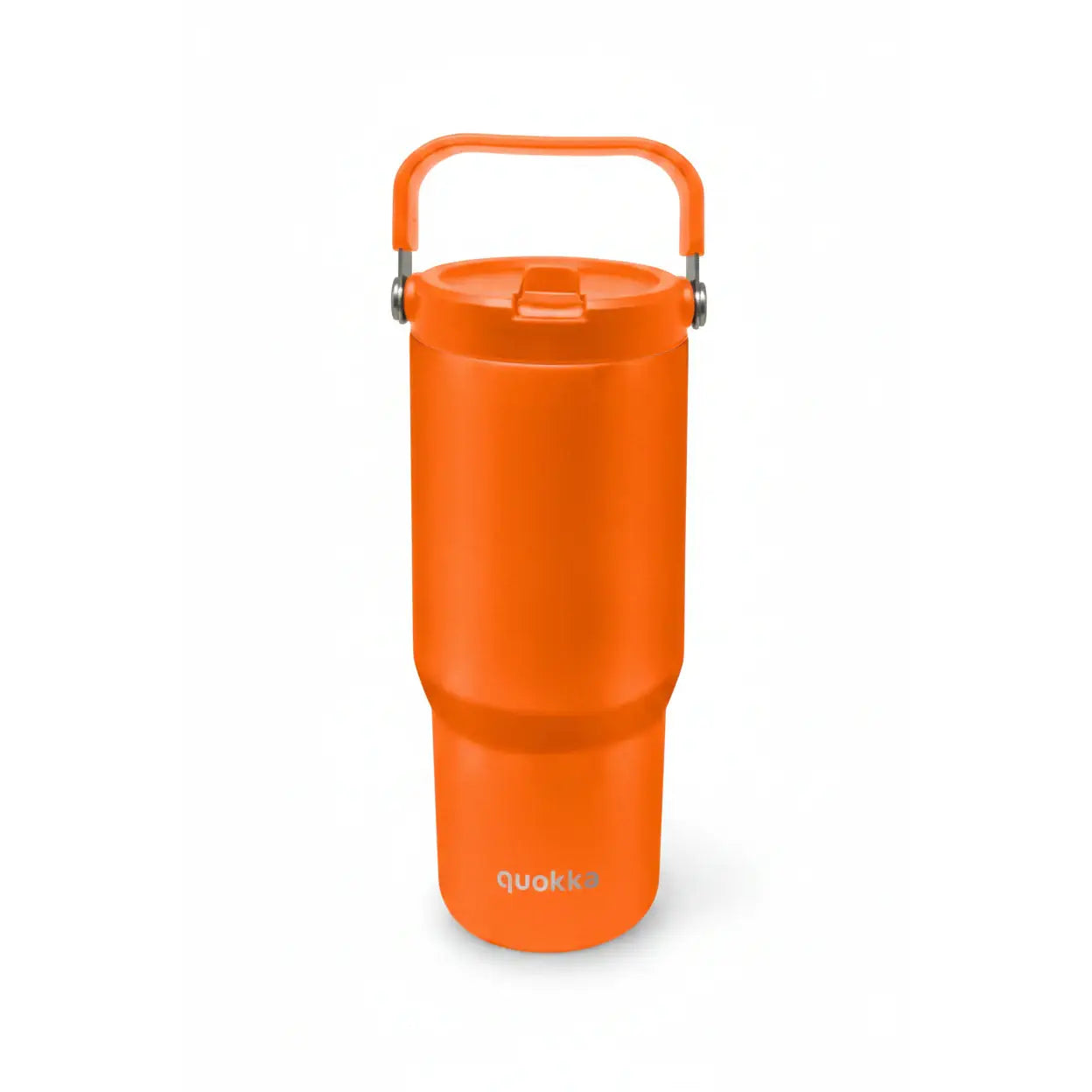 Quokka - Vaso térmico CORE Papaya Orange de acero inoxidable con doble pared al vacío, 860 ml, asa ergonómica y boquilla integrada