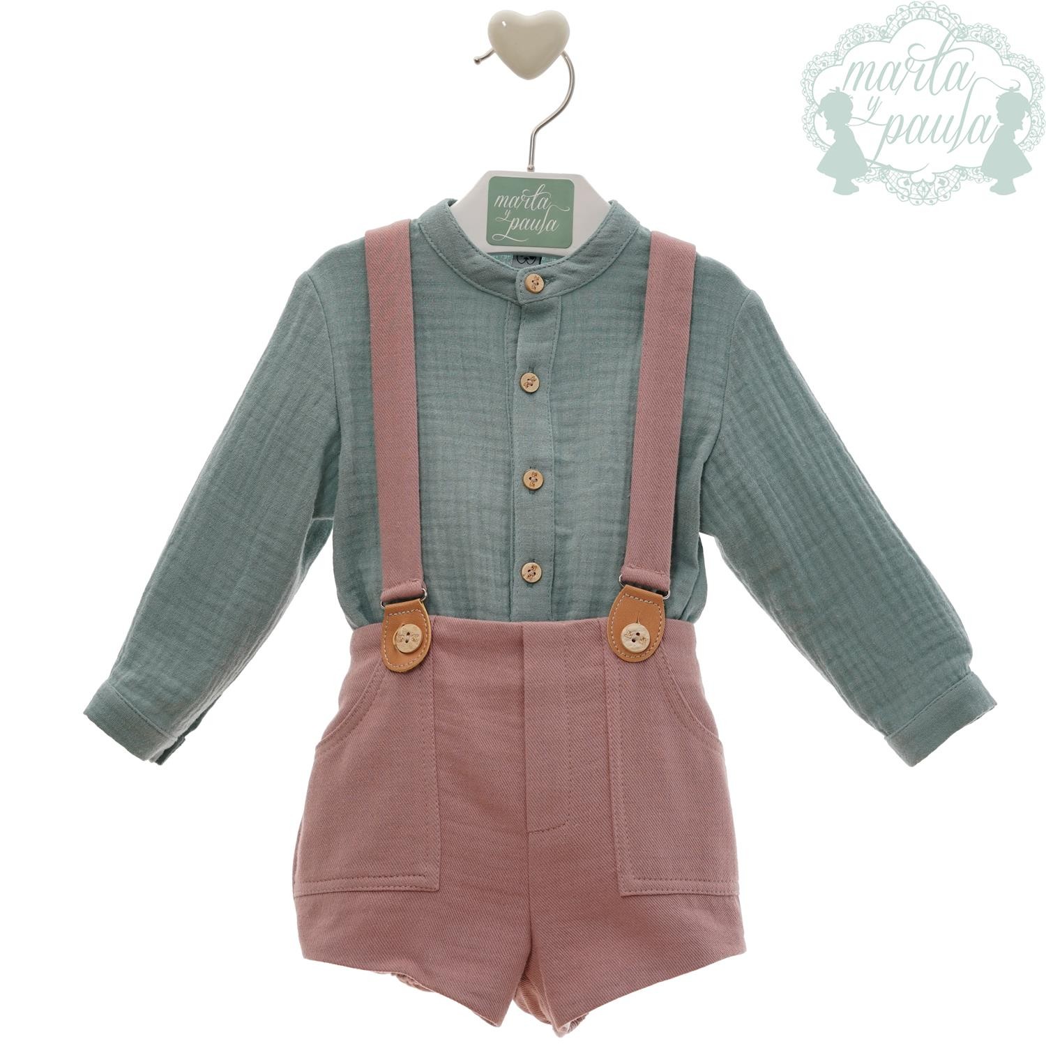 Marta y Paula - Conjunto de ropa para bebé varón, ideal para recién nacidos y lactantes, cómodo y suave, perfecto para uso diario en casa y paseos