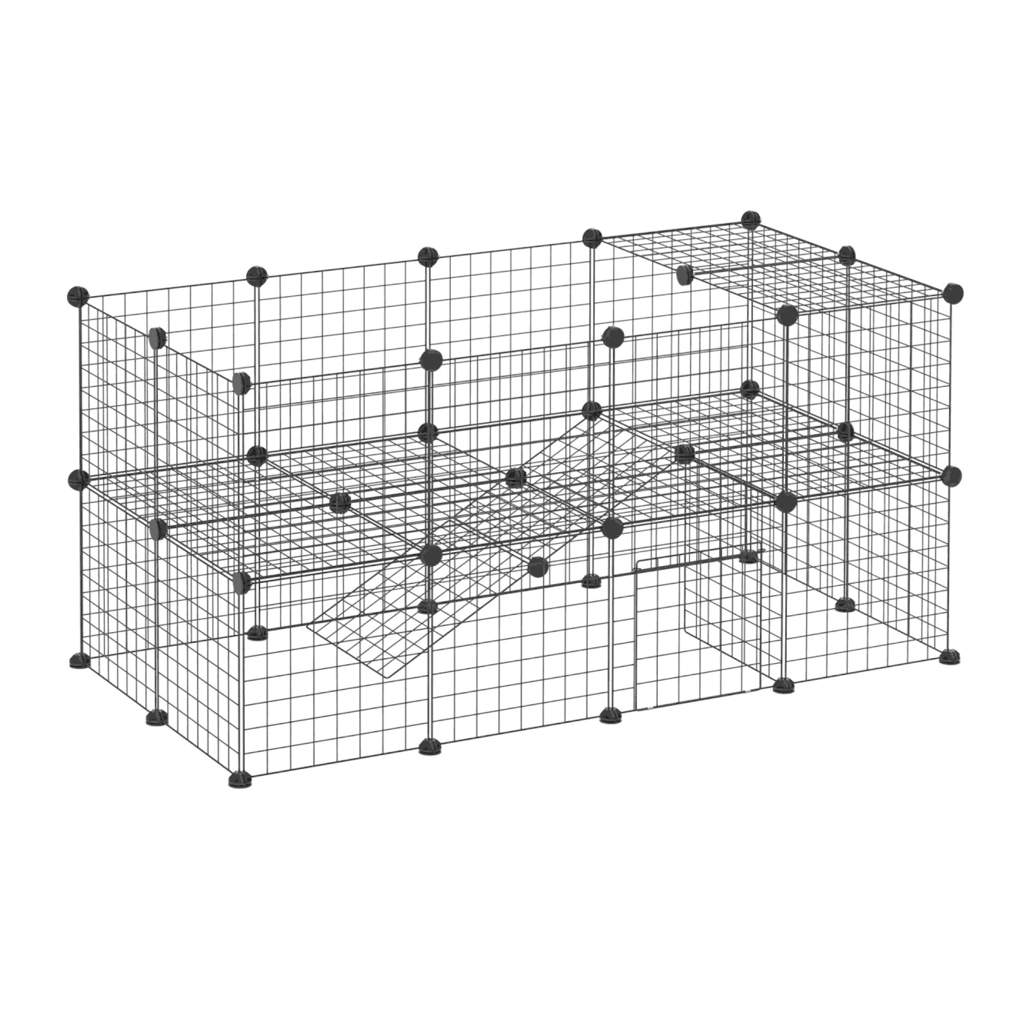 Parque de 36 paneles para perros, medida 35x35 cm, accesorio para mascotas en Pet Supplies