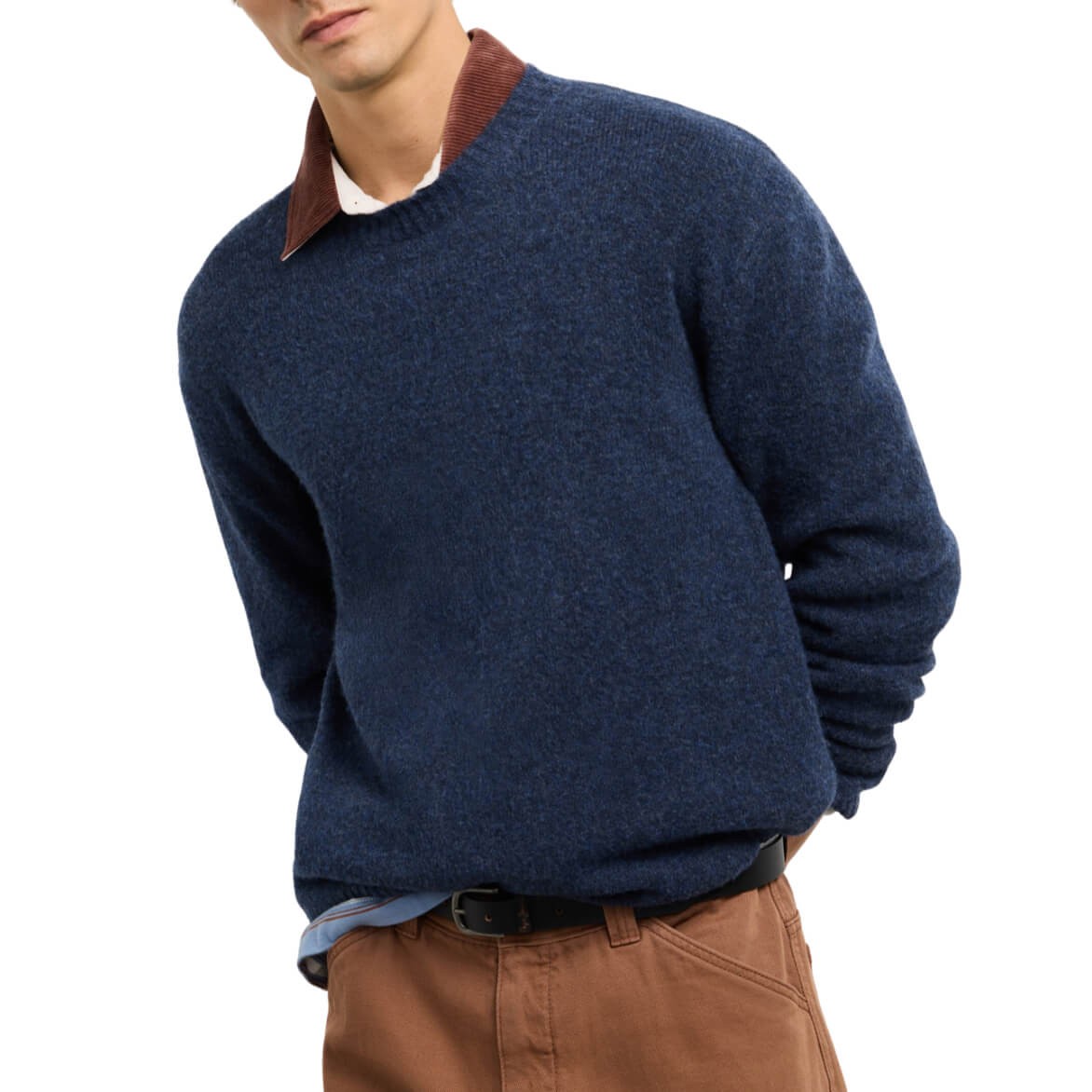 Jersey De Cuello Redondo Deacon Crew Azul De