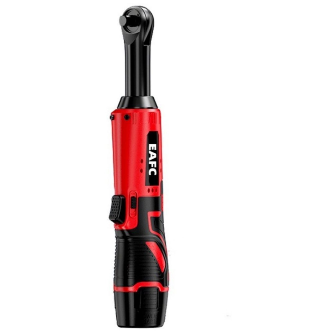 Llave de Trinquete Eléctrica Inalámbrica de 12 V, 45 N·m, Cabeza de 3/8\" para Espacios Reducidos, Ideal para Reparación de Automóviles, Motocicletas y Electrodomésticos — Batería de Litio Recargable 1500 mAh con Cargador Rápido