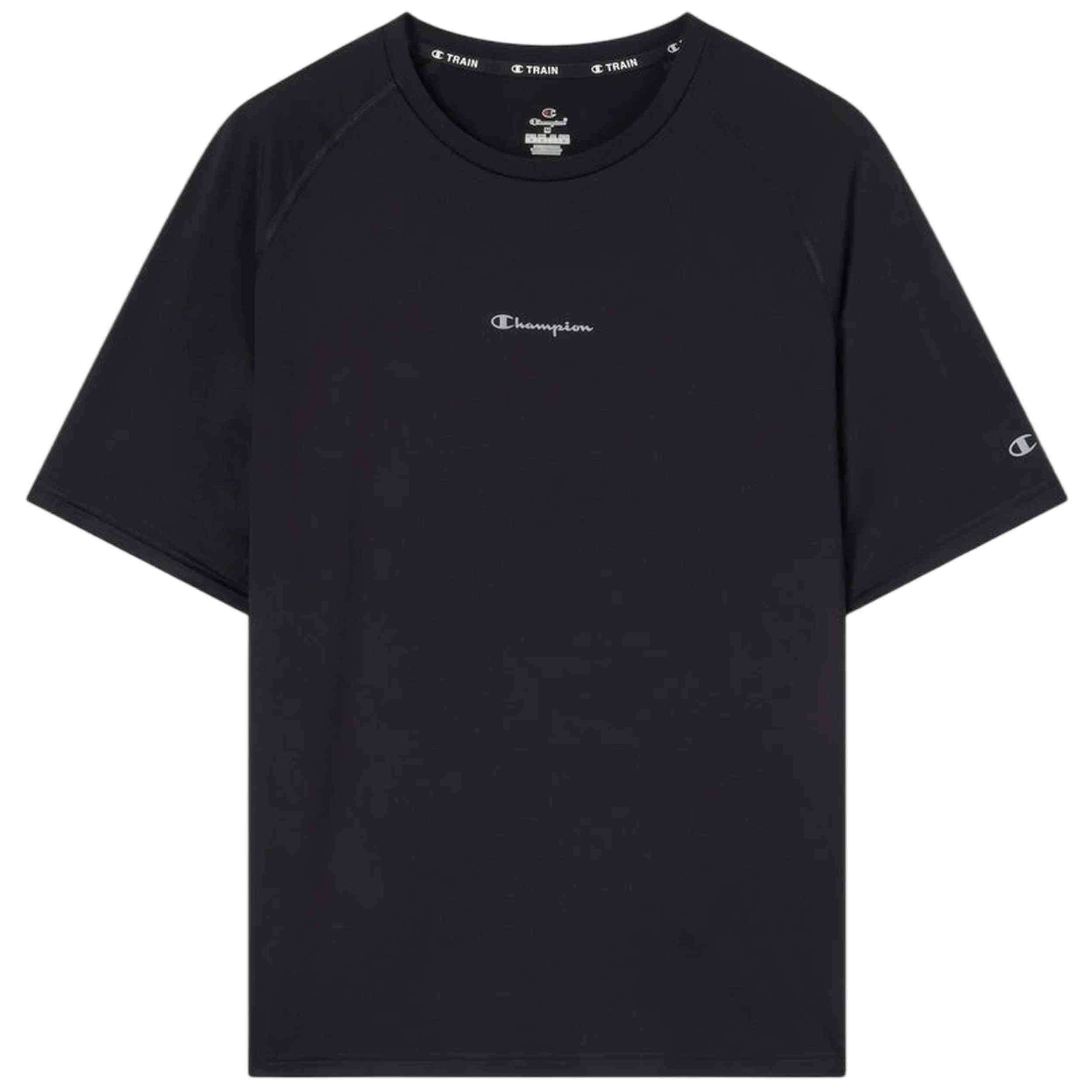 Camiseta De Manga Corta Champion modelo Camiseta Deportiva Champion para Hombre Quick Dry "Black" para Hombre en color Negro