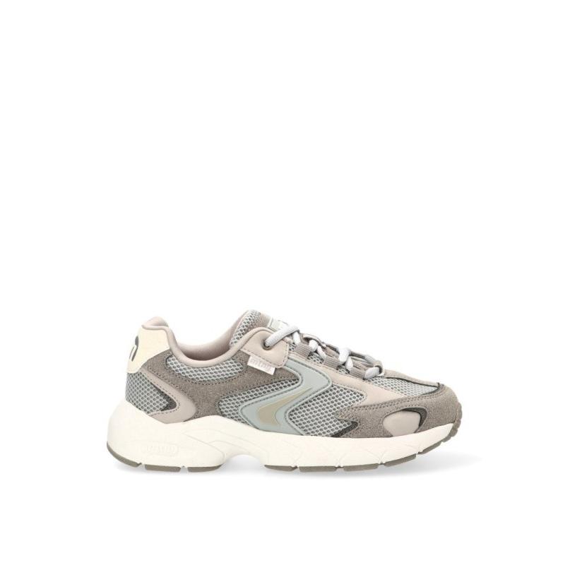Zapatillas Casual Mustang - Mujer - Suela Plana - Modelo 60831 - Color Blanco