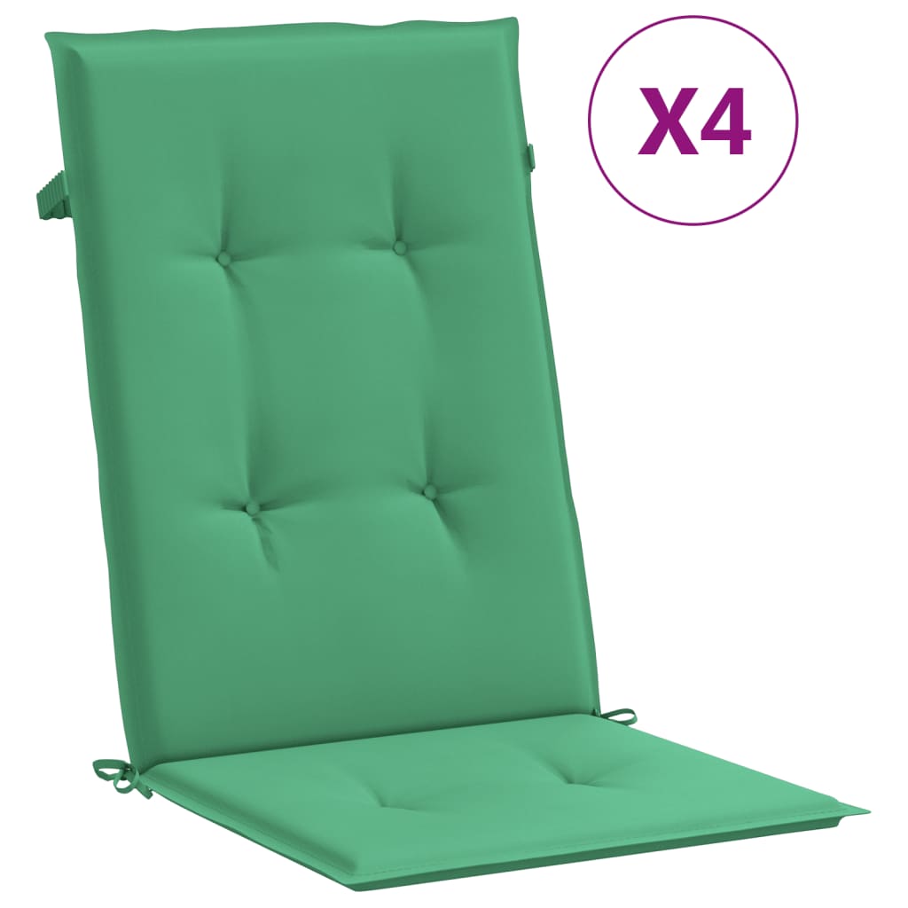 Cojín Silla de Jardín Respaldo Alto Vidaxl 120x50x3cm Antracita