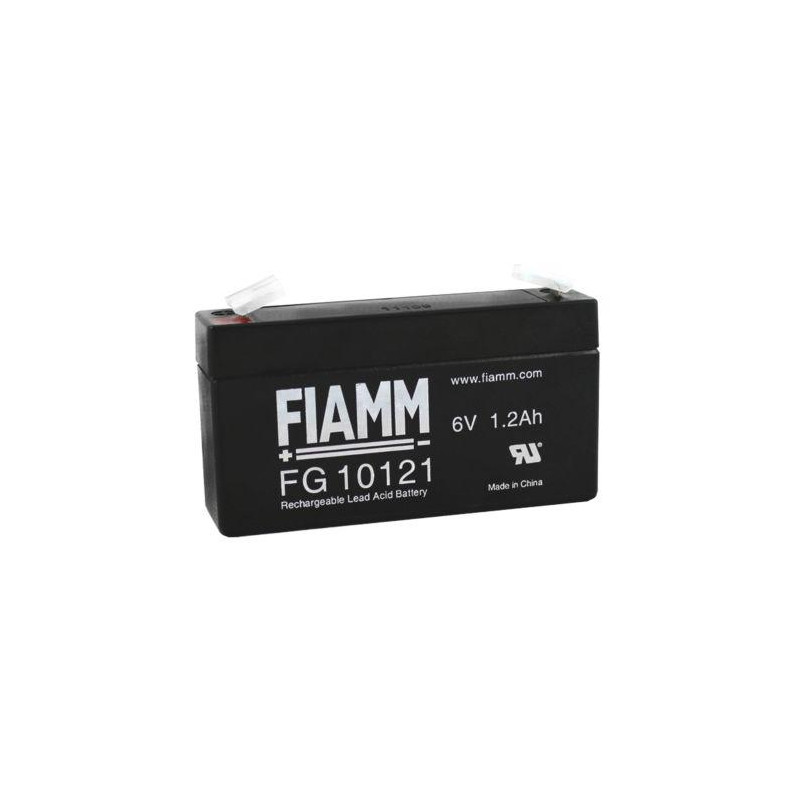 Batería Plomo FIAMM FG10121 6V 1.2Ah