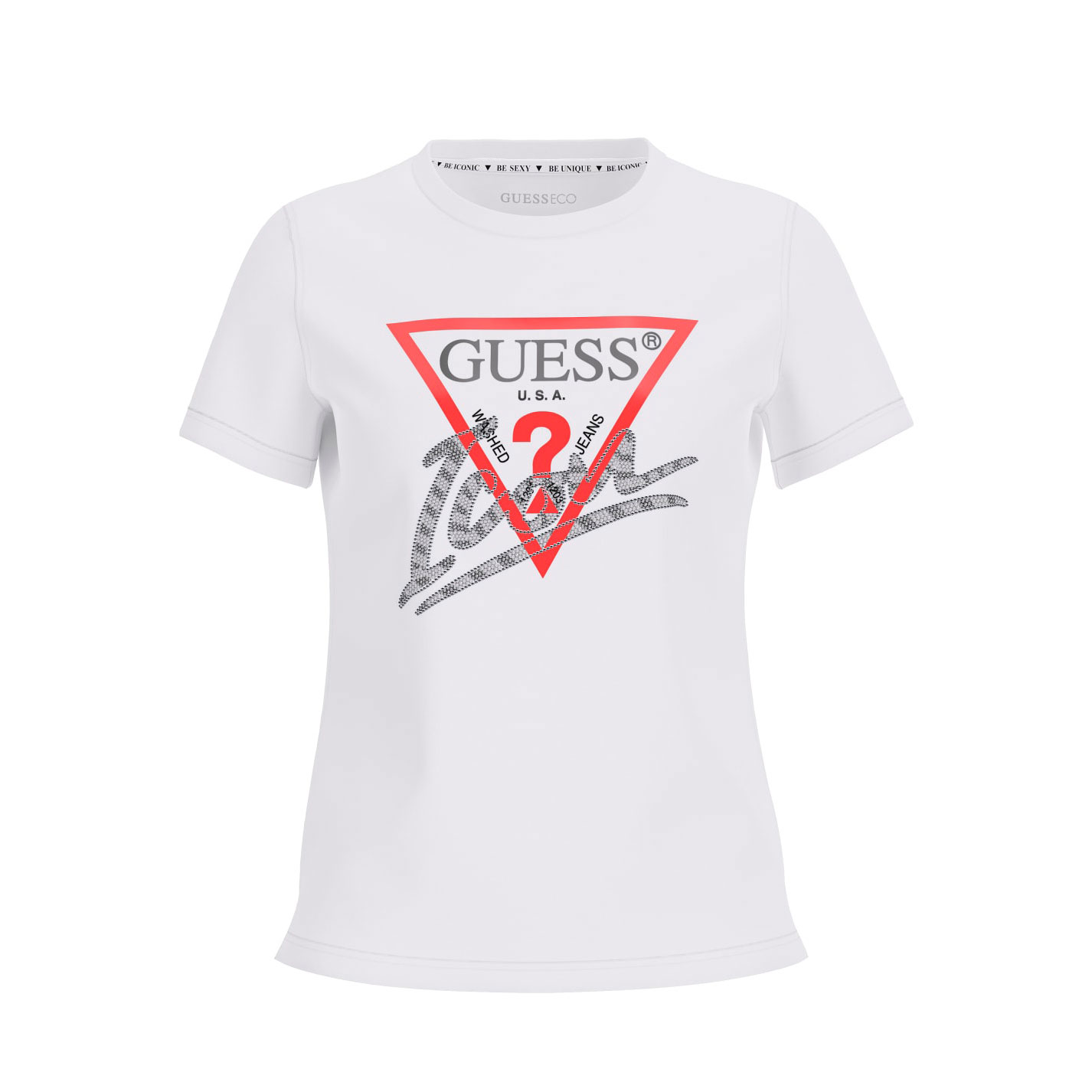 Guess Camiseta Blanca W4BI20 I3Z14-G011 , para Mujer