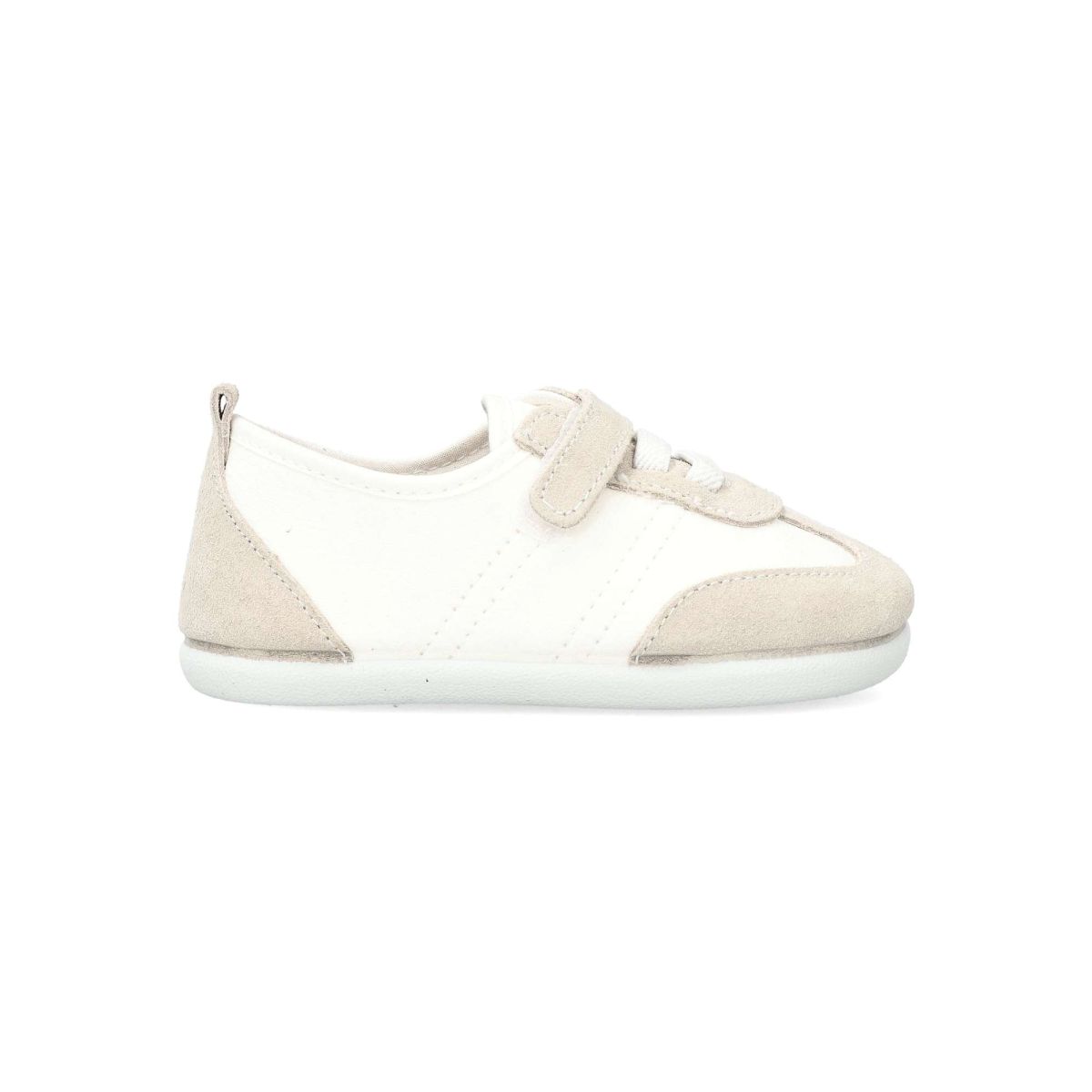 Peke's by Vanessa - Zapatillas deportivas Tenis ingles serratex para niña, barefoot con amplitud en los dedos, plantilla plana y suela antideslizante