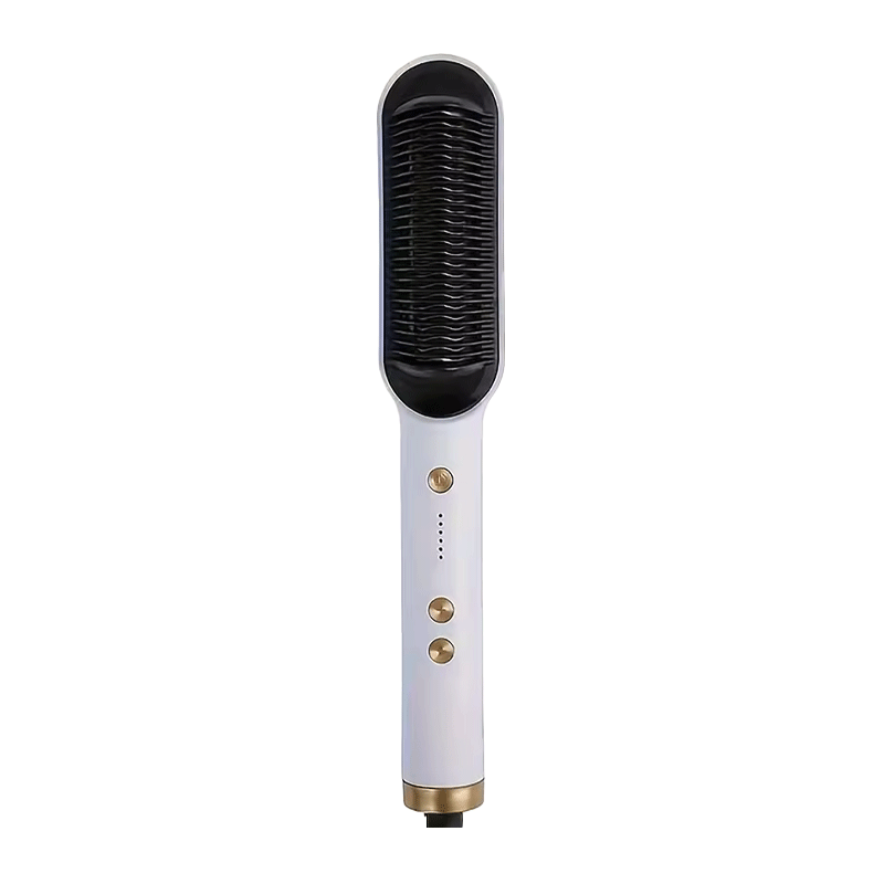 Peine caliente, rizador 30s calentamiento rápido, Anti-escaldaduras, multivelocidad, alisado eléctrico, estilo de moda, herramienta de cepillo de pelo de hierro, herramienta de peinado para rizar el cabello liso eléctrico