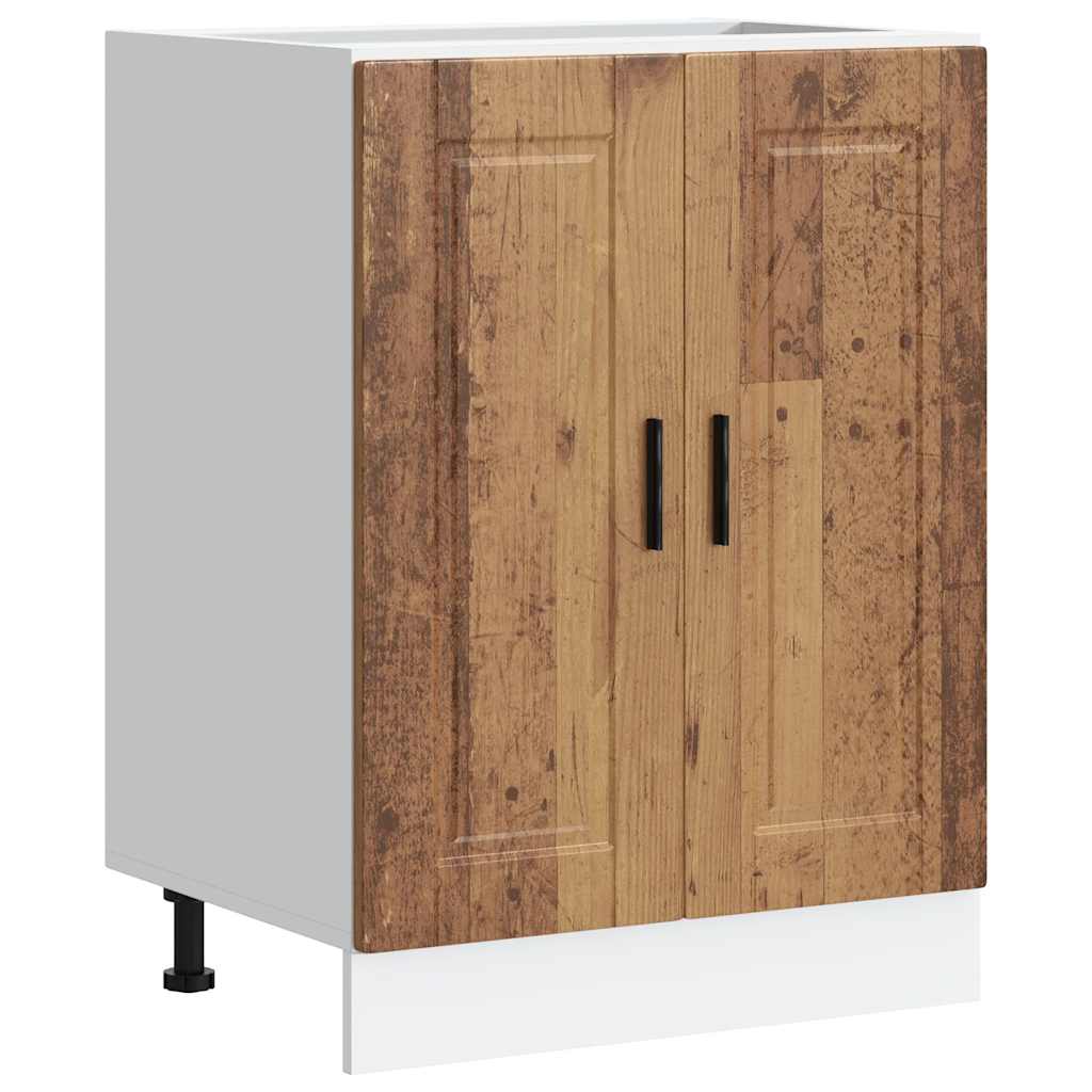 vidaXL Mueble bajo de cocina Porto madera de ingeniería  60 x 46 x 81.5 cm Multicolor
