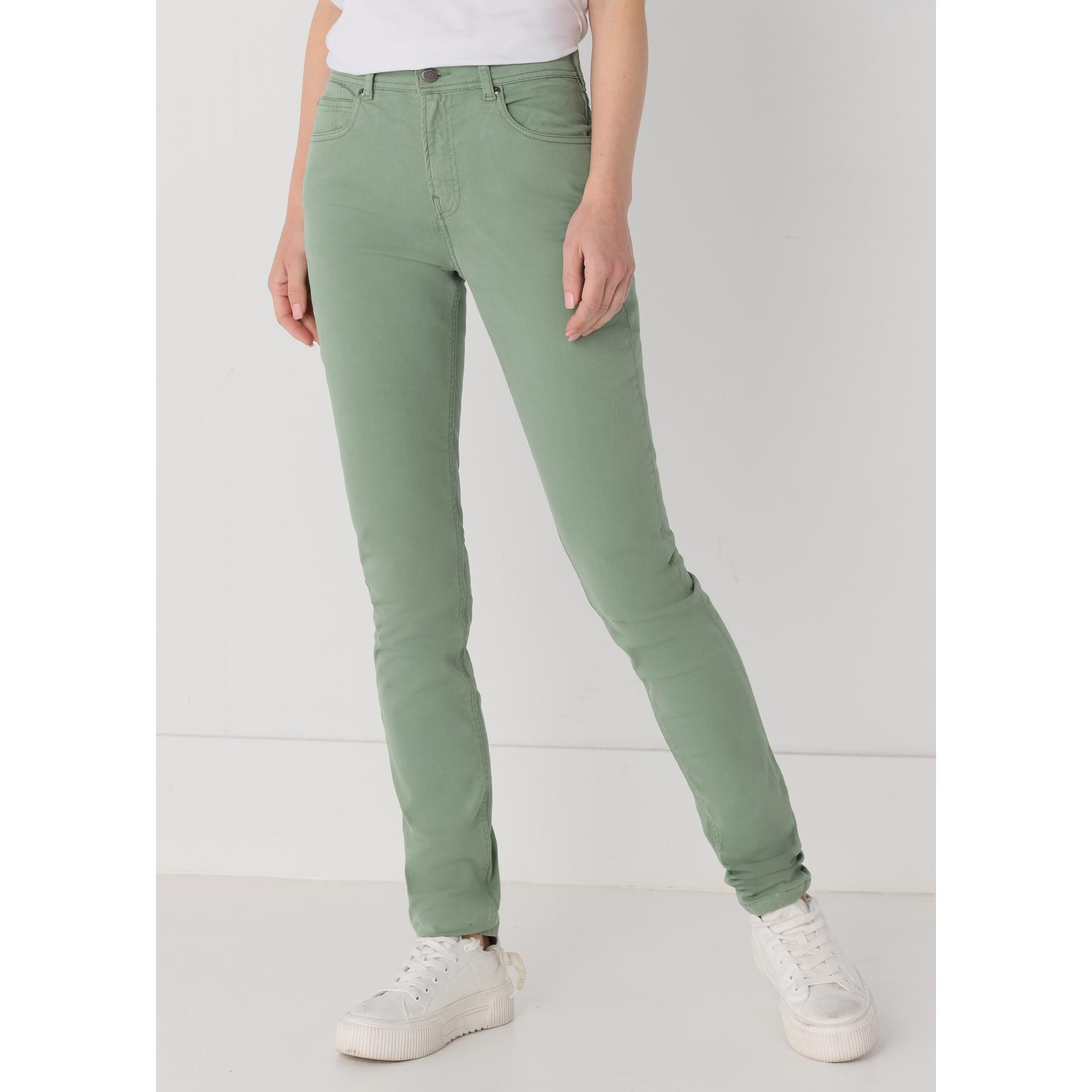 CIMARRON - NOUFLORE-ENOVA peach PANTALON COLOR Caja Media Slim - Tallaje en Pulgadas- Tallaje en Pulgadas